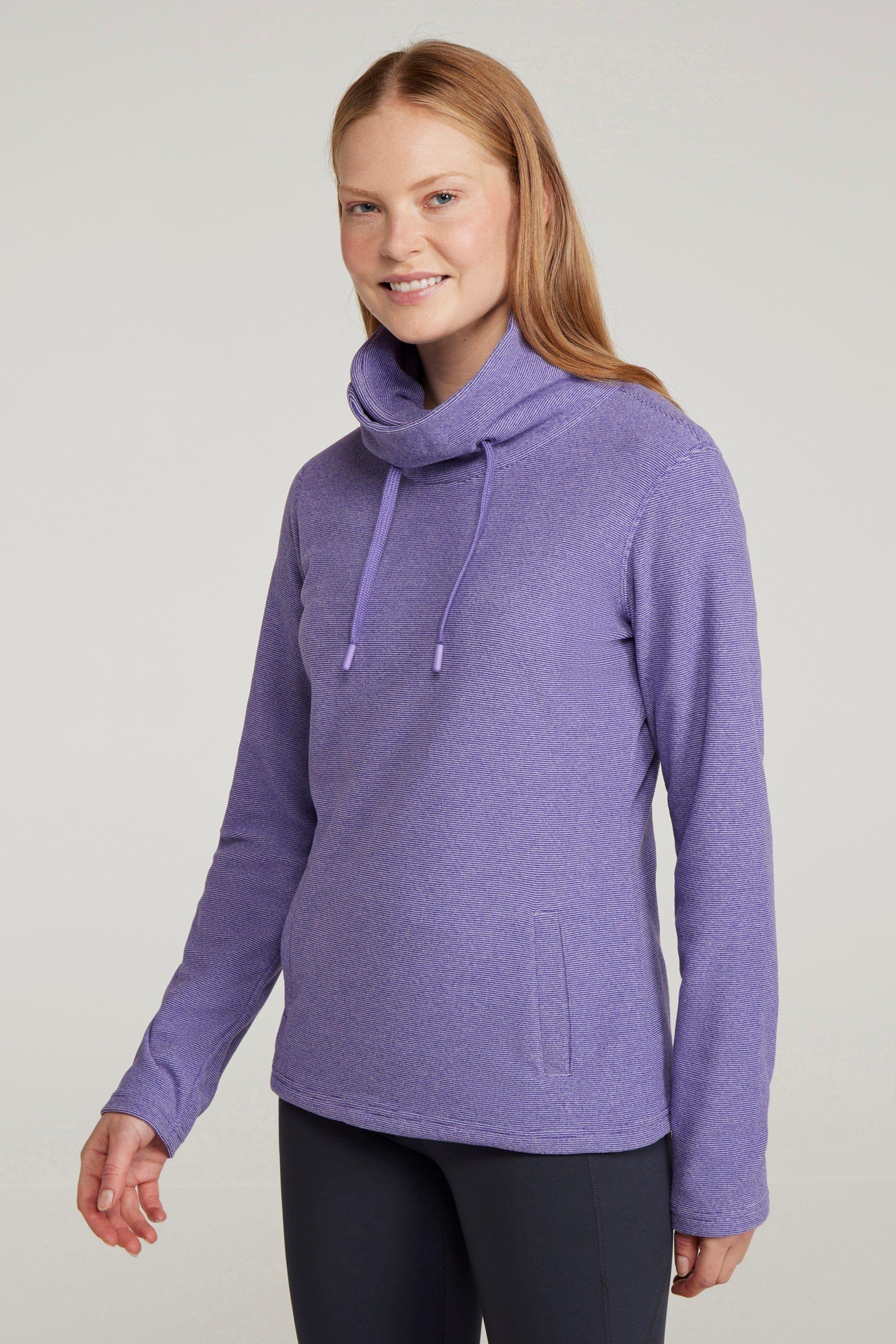 Hebridean Cowl Neck Fleece Antipill Sweater Top by MOUNTAIN WAREHOUSE