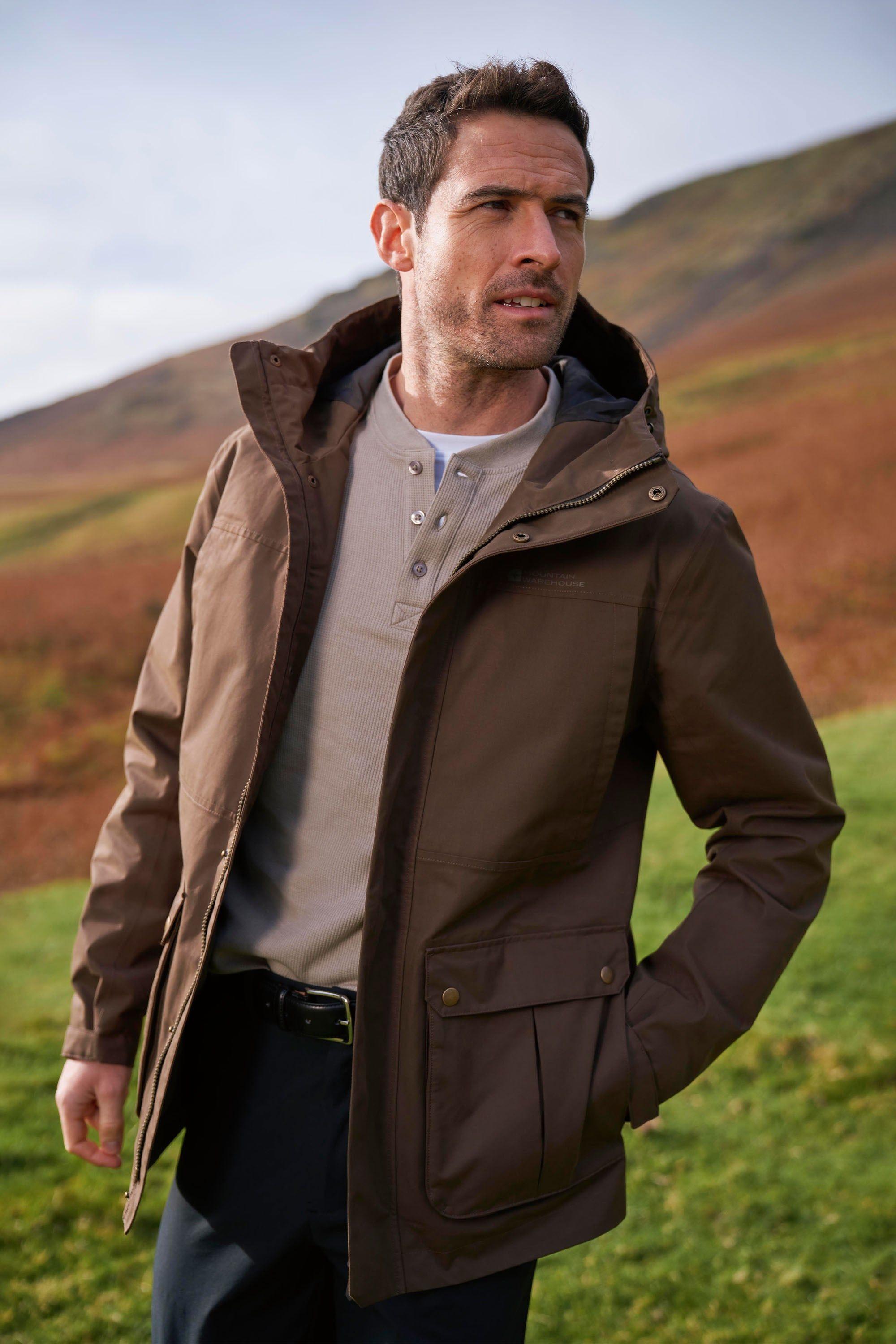 'Heritage' Waterproof Breathable Lightweight Warm Full Zip Jacket by MOUNTAIN WAREHOUSE