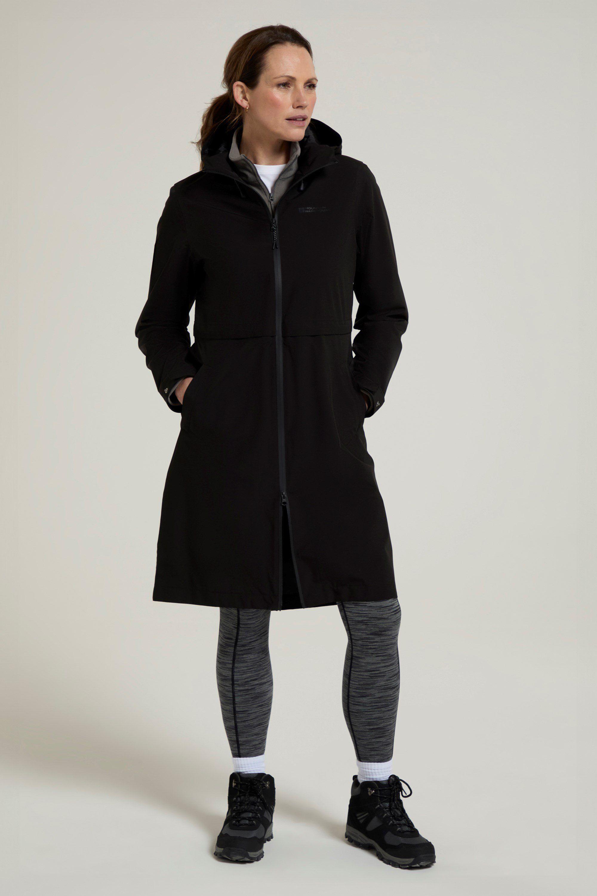 'Hilltop Extra' Waterproof Outdoors Long Jacket by MOUNTAIN WAREHOUSE