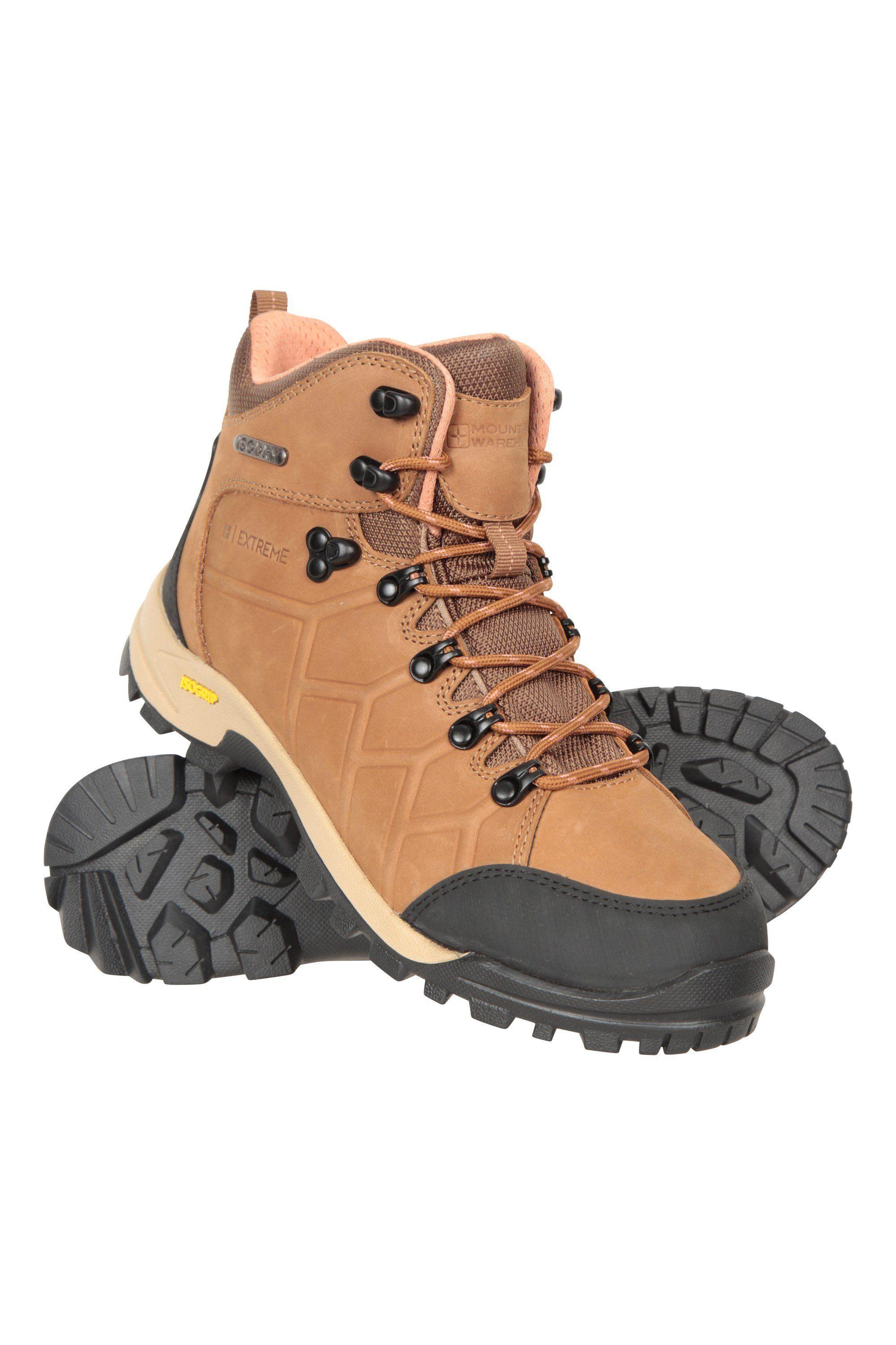'Hurricane' Waterproof Breathable Non Slip Grip Lace Up Walking Boots by MOUNTAIN WAREHOUSE