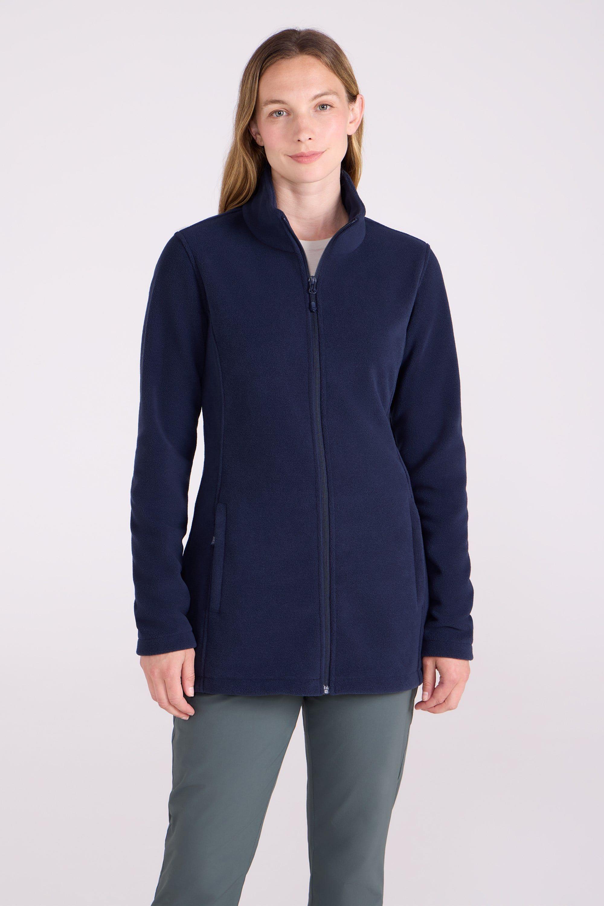 ’Hythe’ Warm and Cosy Front Pockets Elasticated Waist Longline Fleece by MOUNTAIN WAREHOUSE