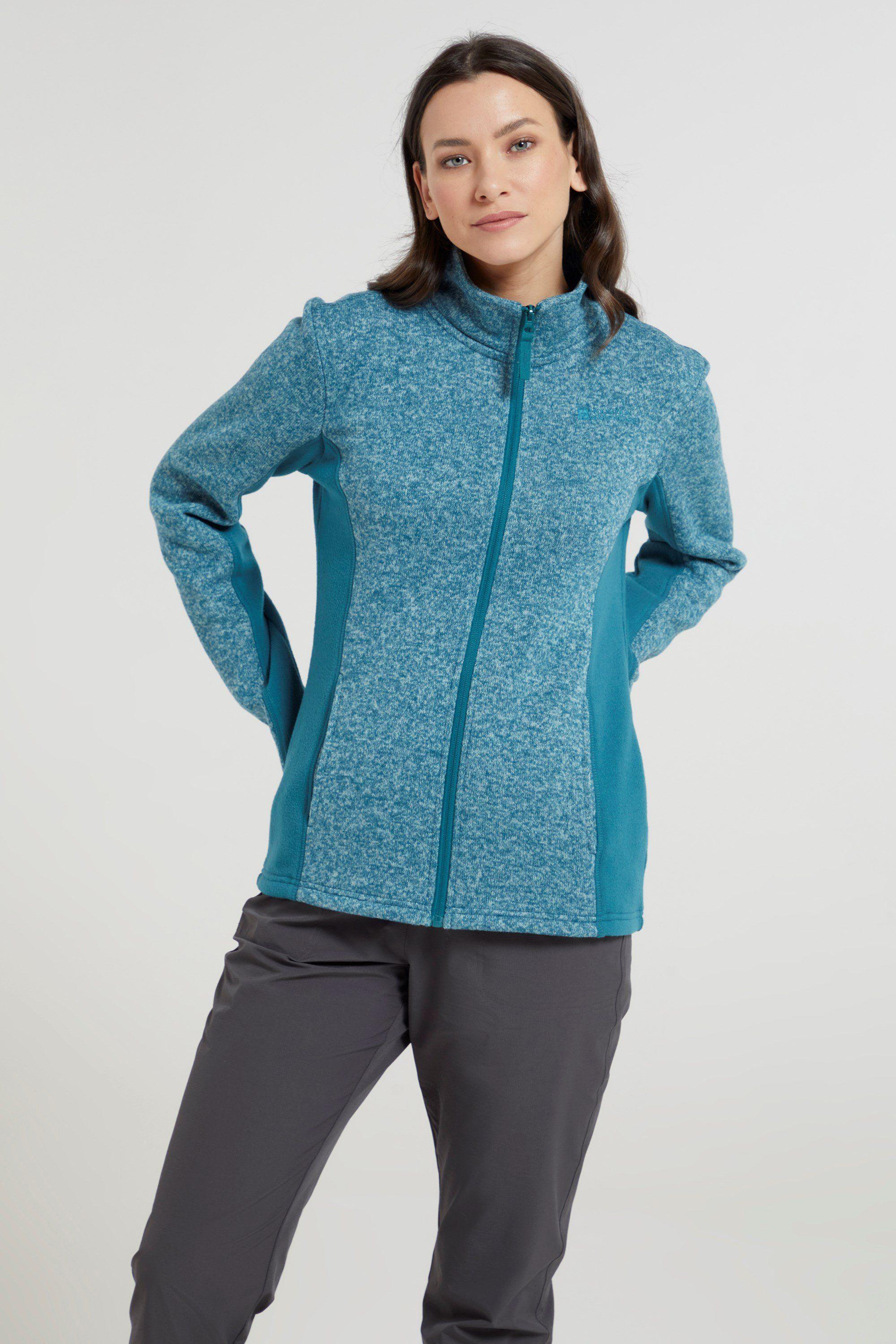 'Idris' Soft Lightweight High Neck Antipill Panelled Fleece Jacket by MOUNTAIN WAREHOUSE