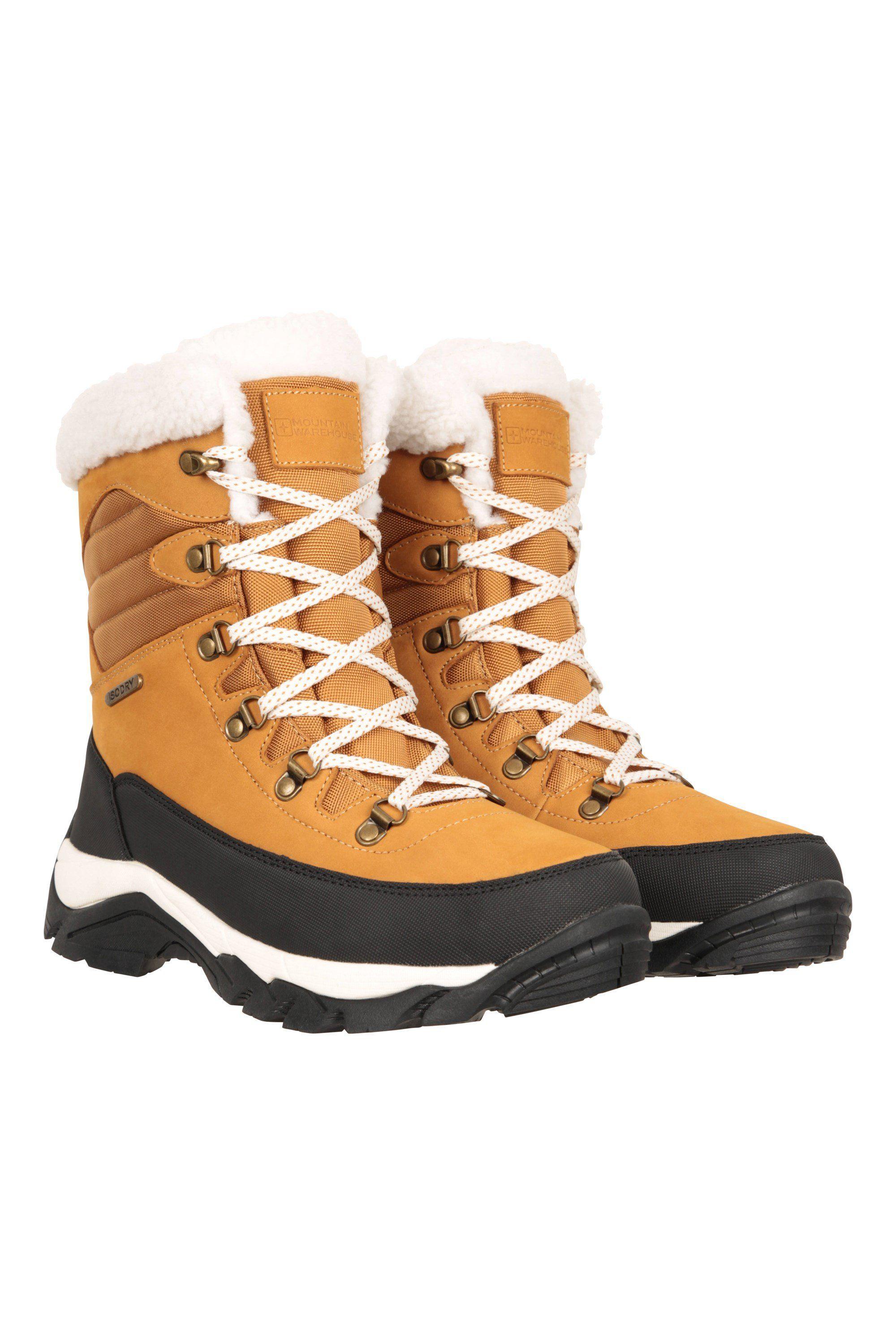 'Innsbruck' Waterproof IsoTherm Thinsulate Leather Upper Snow Boots by MOUNTAIN WAREHOUSE