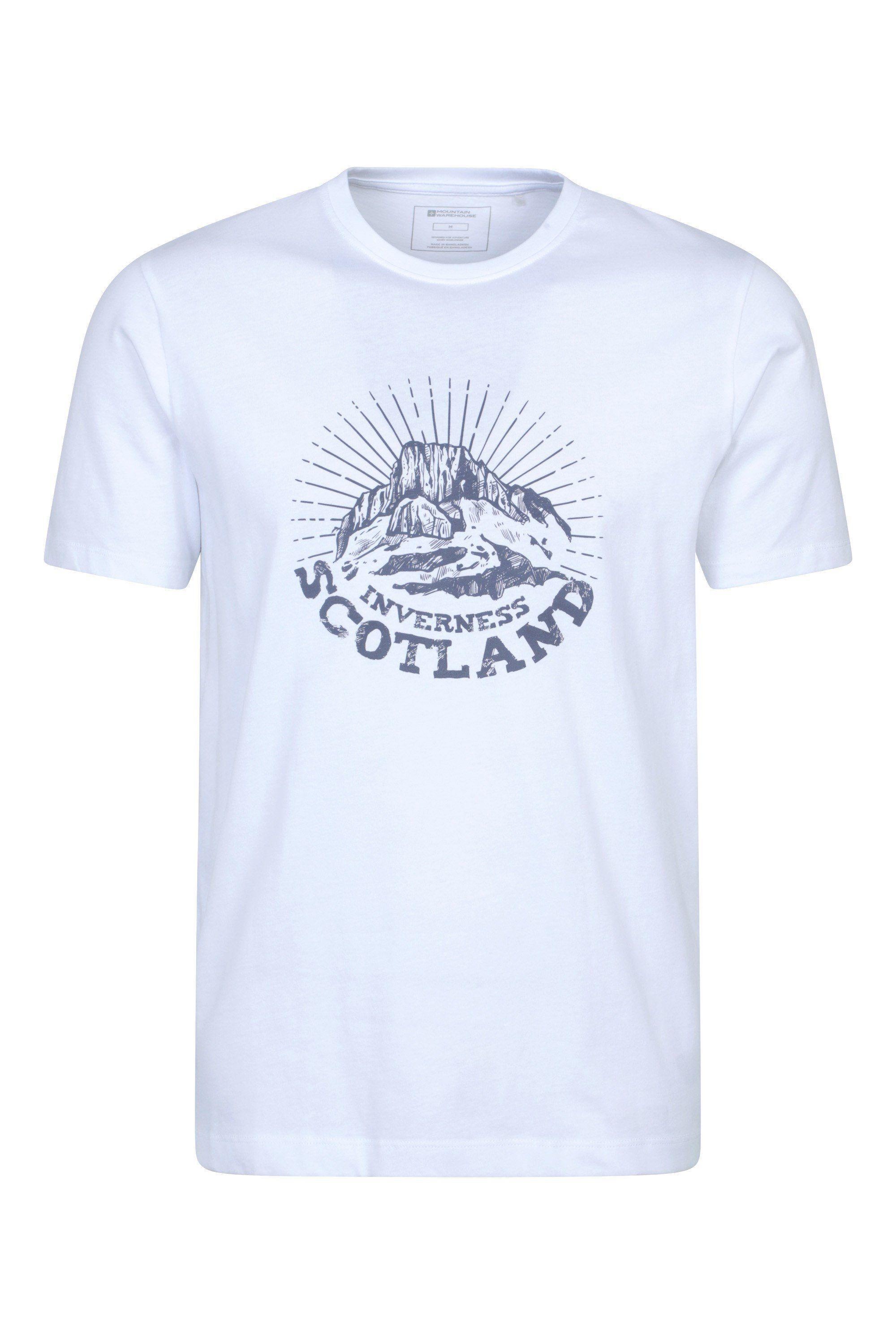 'Inverness' Lightweight Casual Soft Short Sleeve 100% Cotton T-Shirt by MOUNTAIN WAREHOUSE 'Inverness' Lightweight Casual Soft Short Sleeve 100% Cotton T-Shirt by MOUNTAIN WAREHOUSE