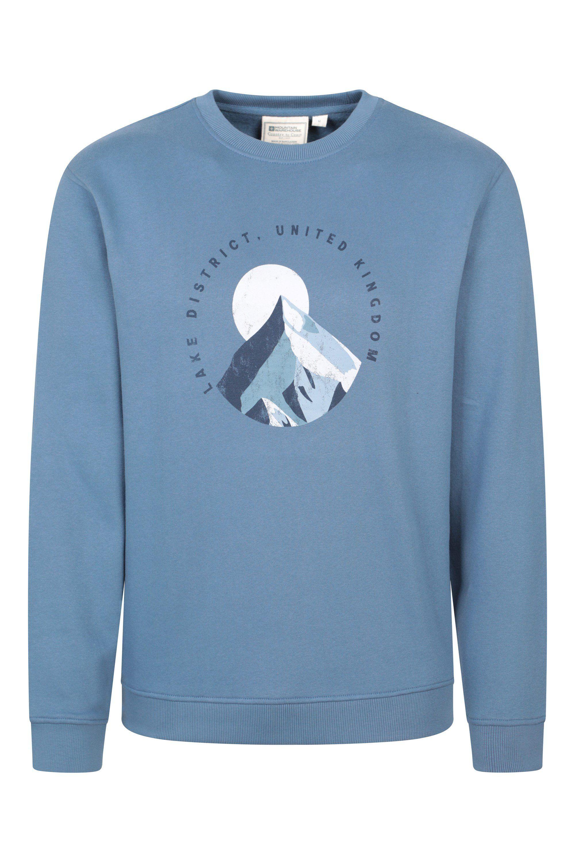 'Lake District' Warm Comfortable Casual Crew Neck Graphic Sweatshirt by MOUNTAIN WAREHOUSE