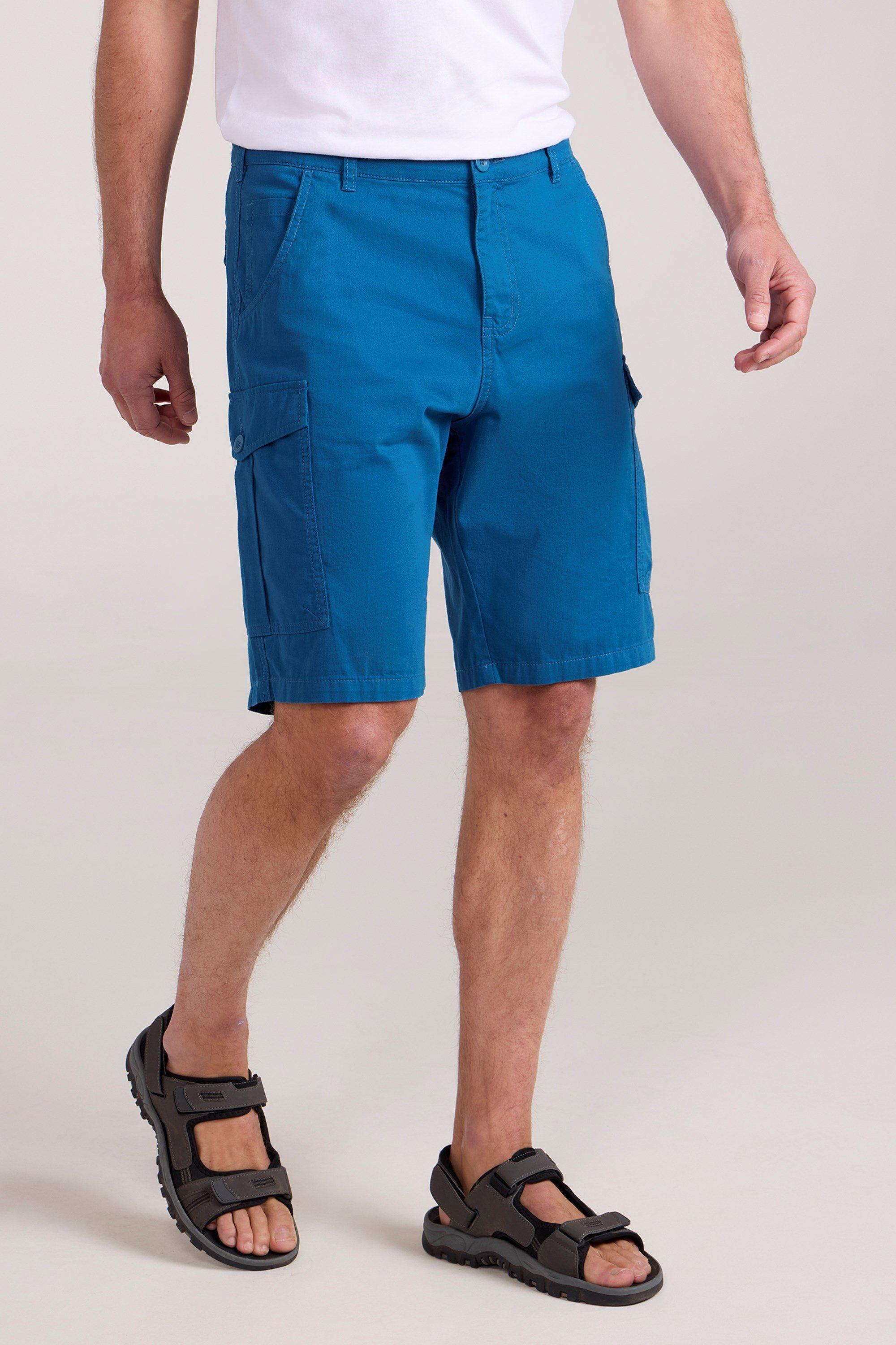 'Lakeside' Twill Cotton Cargo Shorts With Multiple Pockets by MOUNTAIN WAREHOUSE