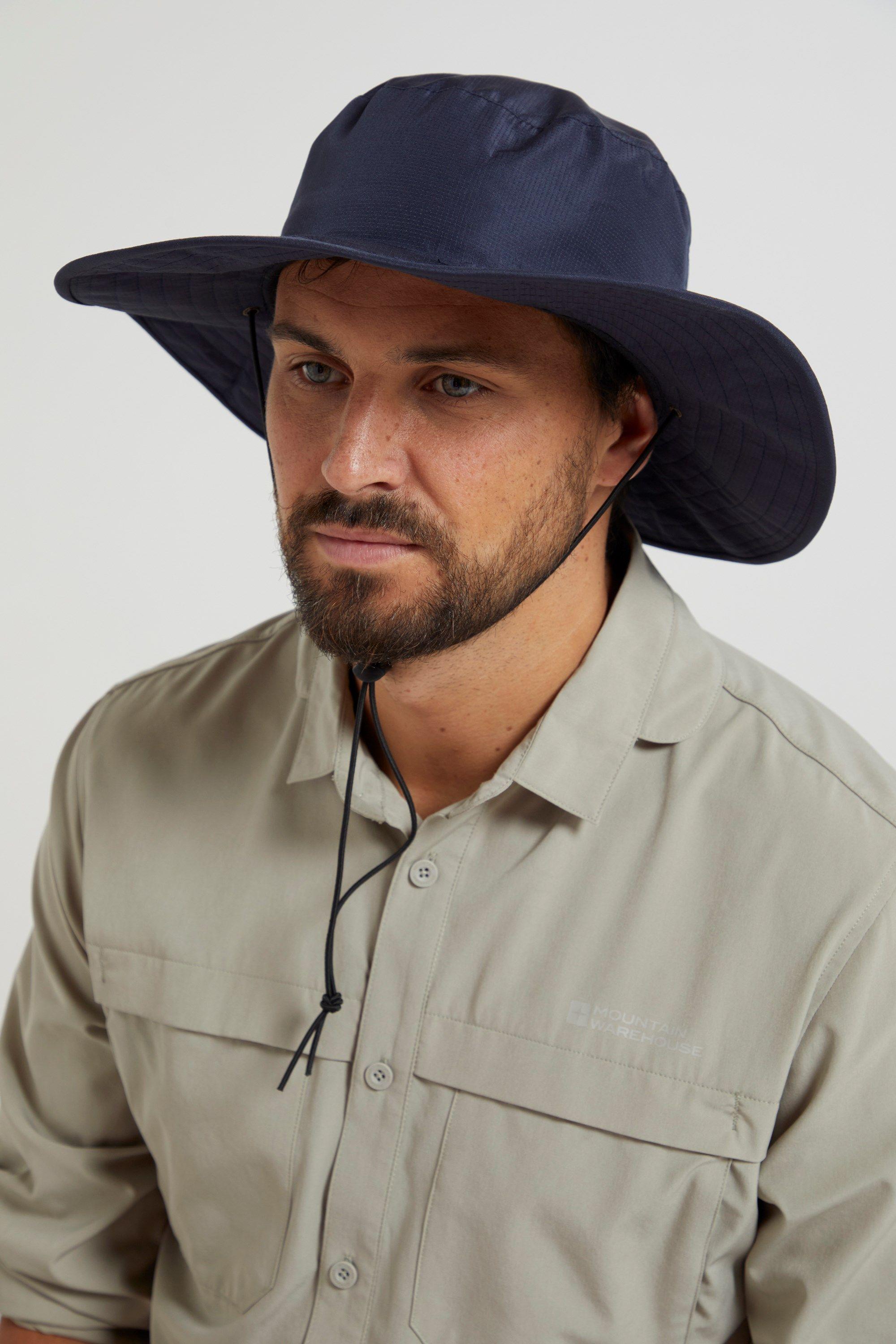 Lightweight Breathable UV Protection Anti-Mosquito Travel Brim Hat by MOUNTAIN WAREHOUSE