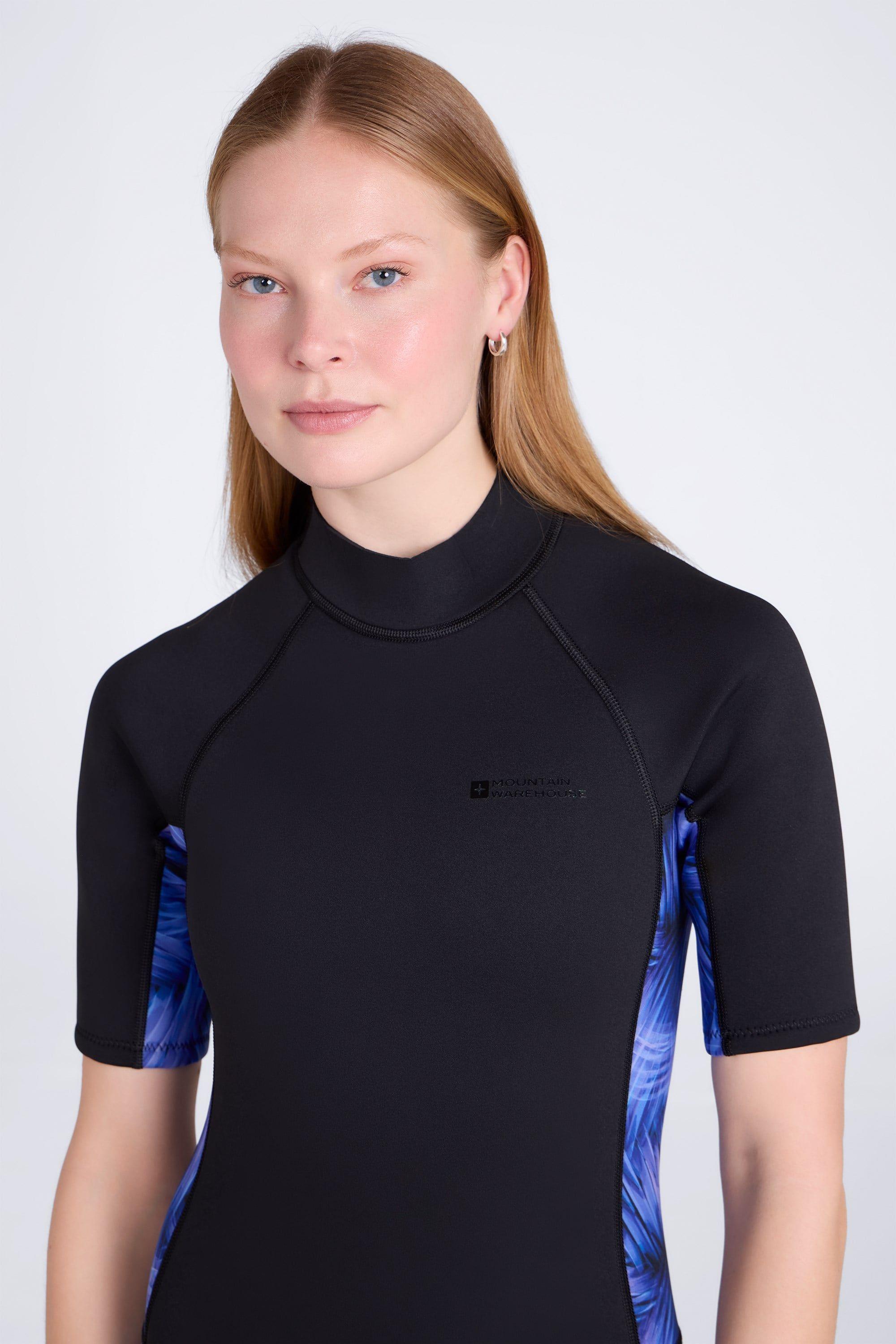 Lightweight Stretchy Chlorine Resistant Swim Shorty Printed Wetsuit by MOUNTAIN WAREHOUSE