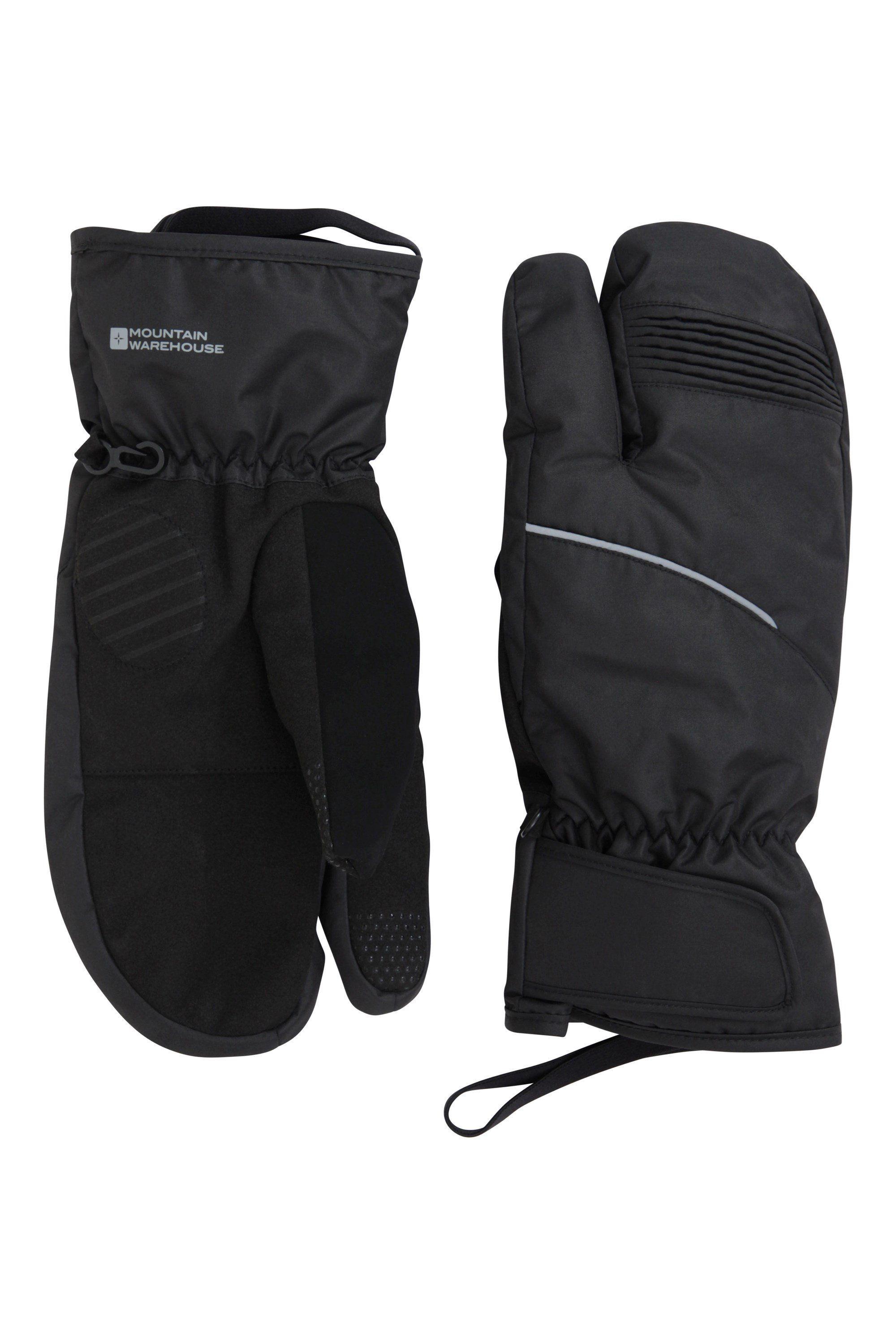 'Lobster' Waterproof Comfortable Warm Insulated Winter Ski Gloves by MOUNTAIN WAREHOUSE