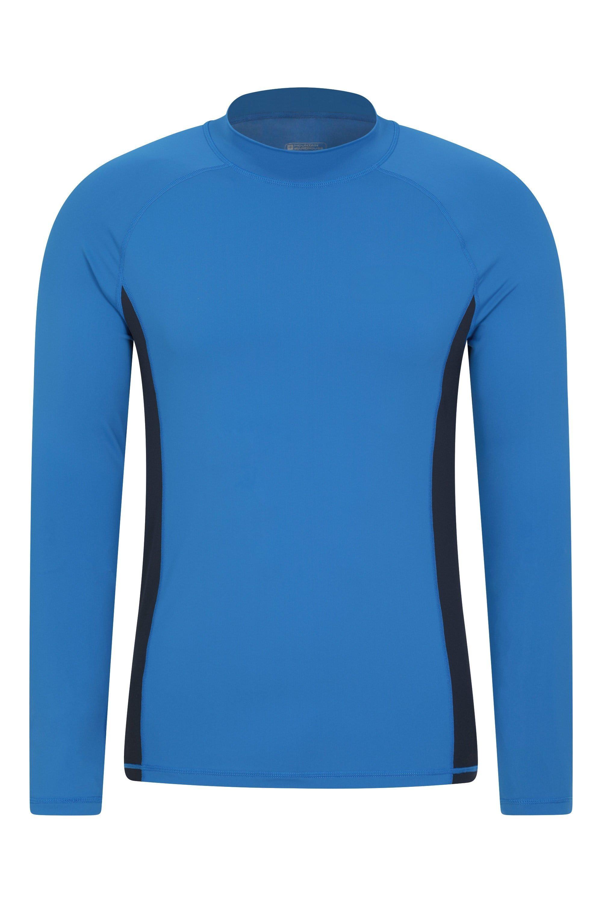 Long Sleeve Rash Vest Lightweight Comfort Quick Dry Top by MOUNTAIN WAREHOUSE