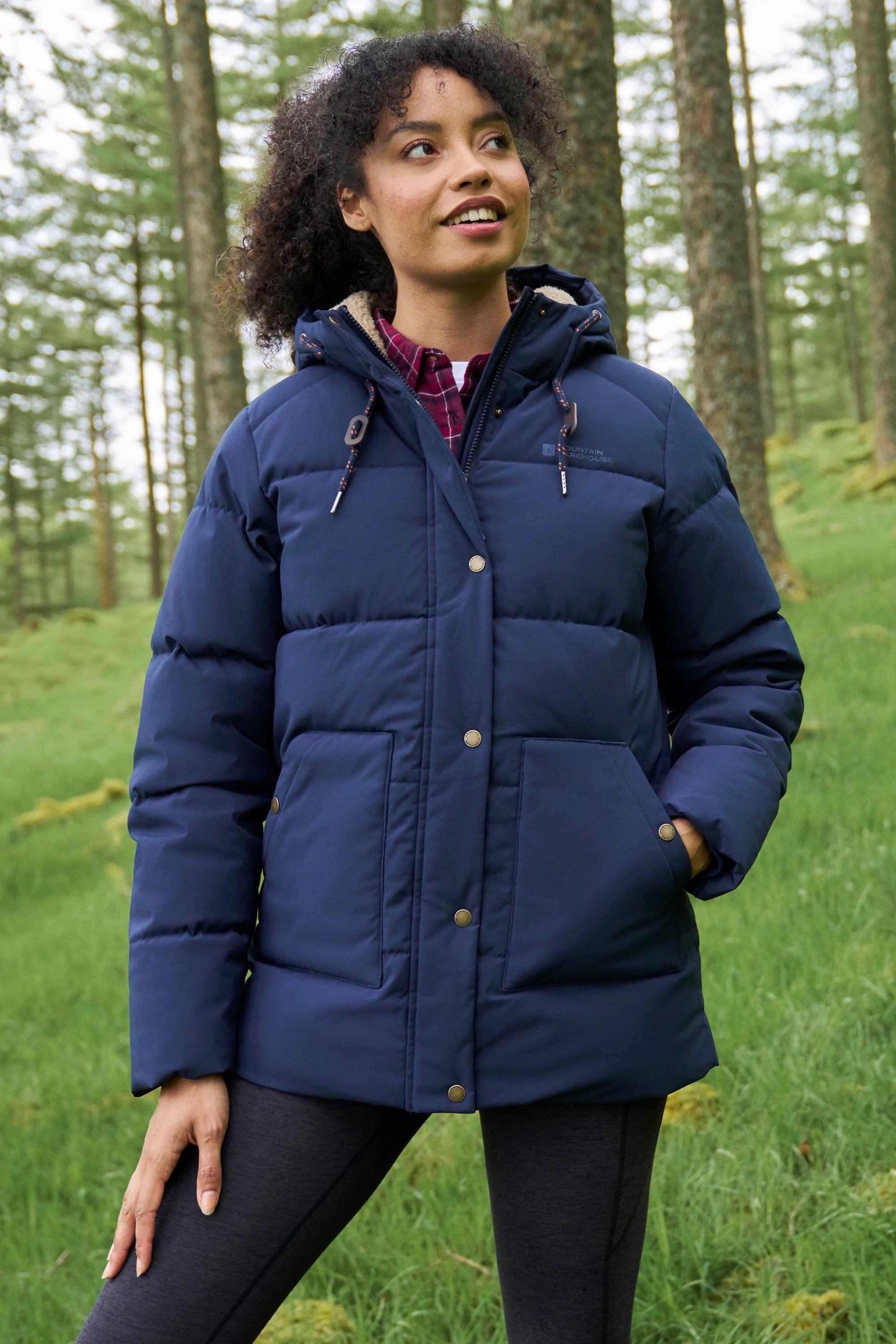 'Manta' Water Resistant Front Pockets Hood Padded Borg Lined Jacket by MOUNTAIN WAREHOUSE