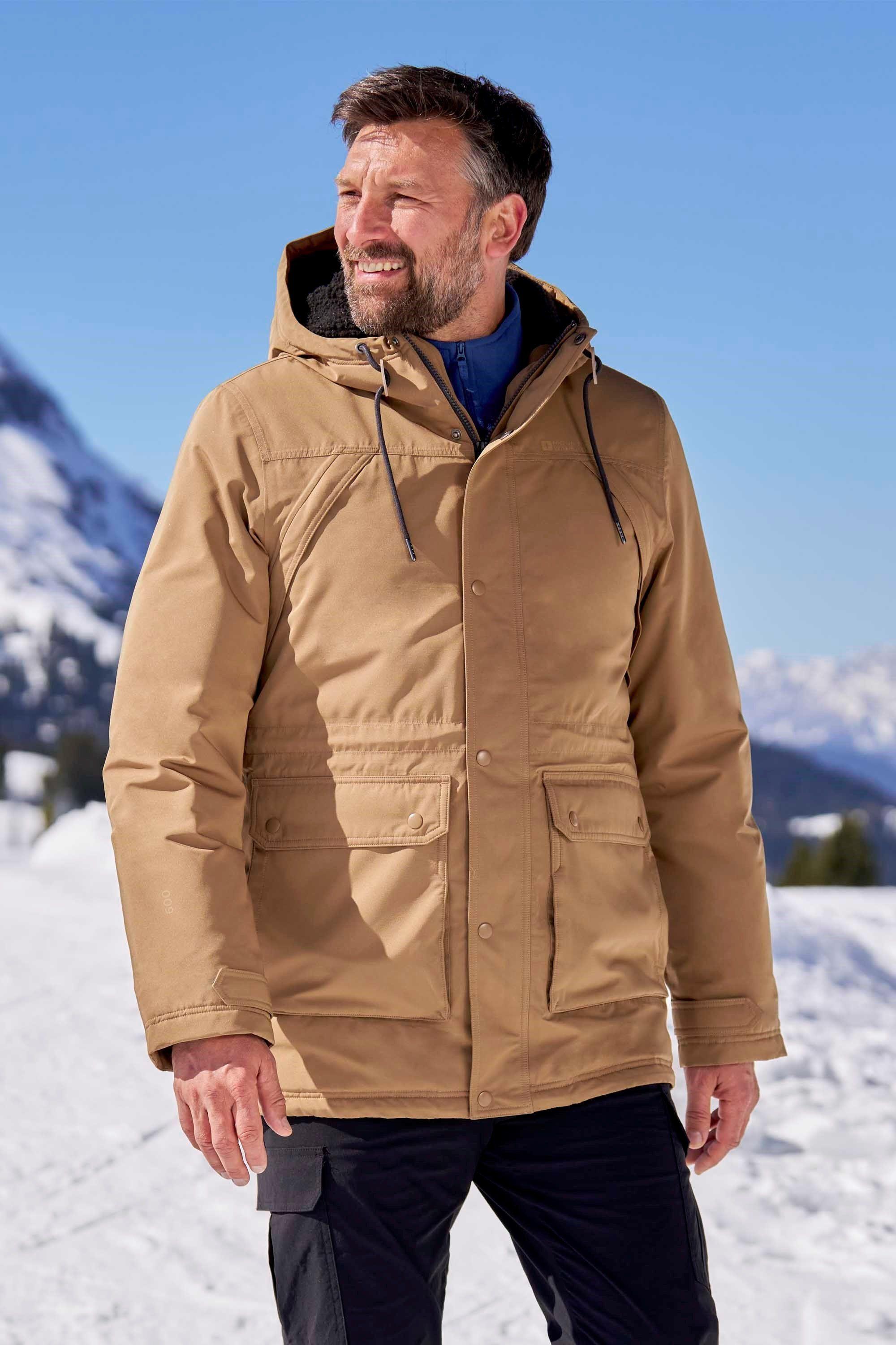 'Marlow' Waterproof Warm Hooded Full Zip Winter Down Parka Jacket by MOUNTAIN WAREHOUSE