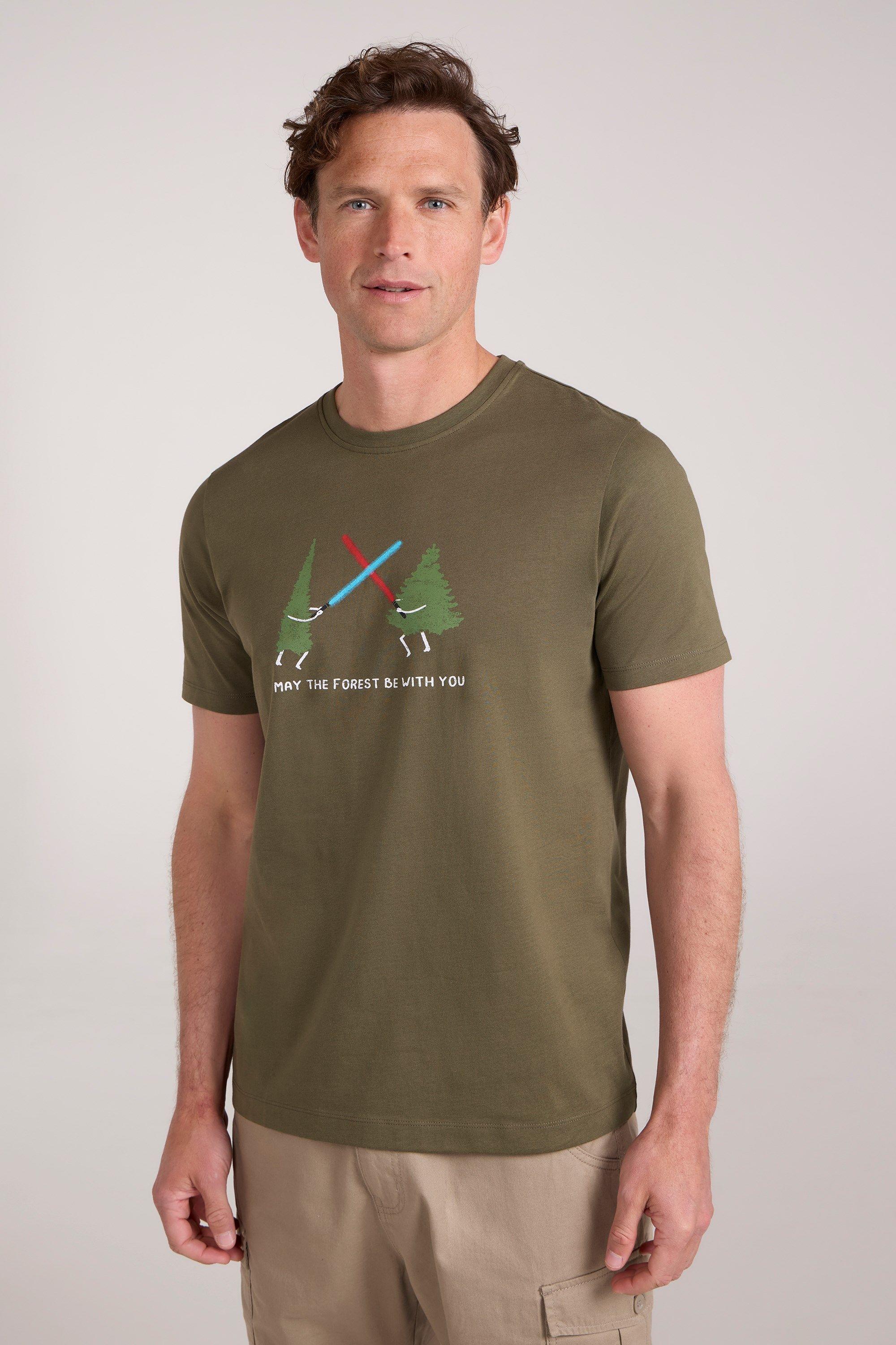'May The Forest Be With You' Lightweight Casual Short Sleeve T-Shirt by MOUNTAIN WAREHOUSE