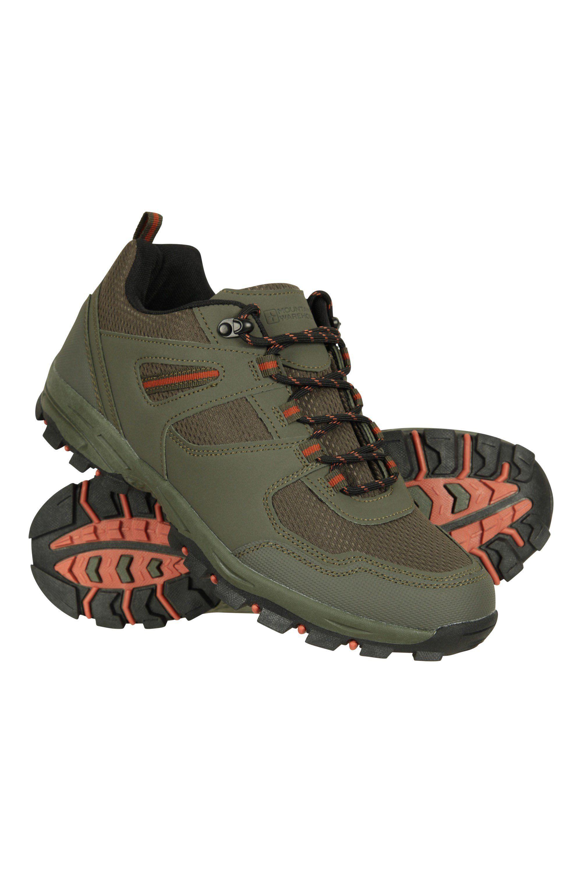 'McLeod' Cushioned Breathable Lightweight Lace Up Walking Hiking Shoes by MOUNTAIN WAREHOUSE