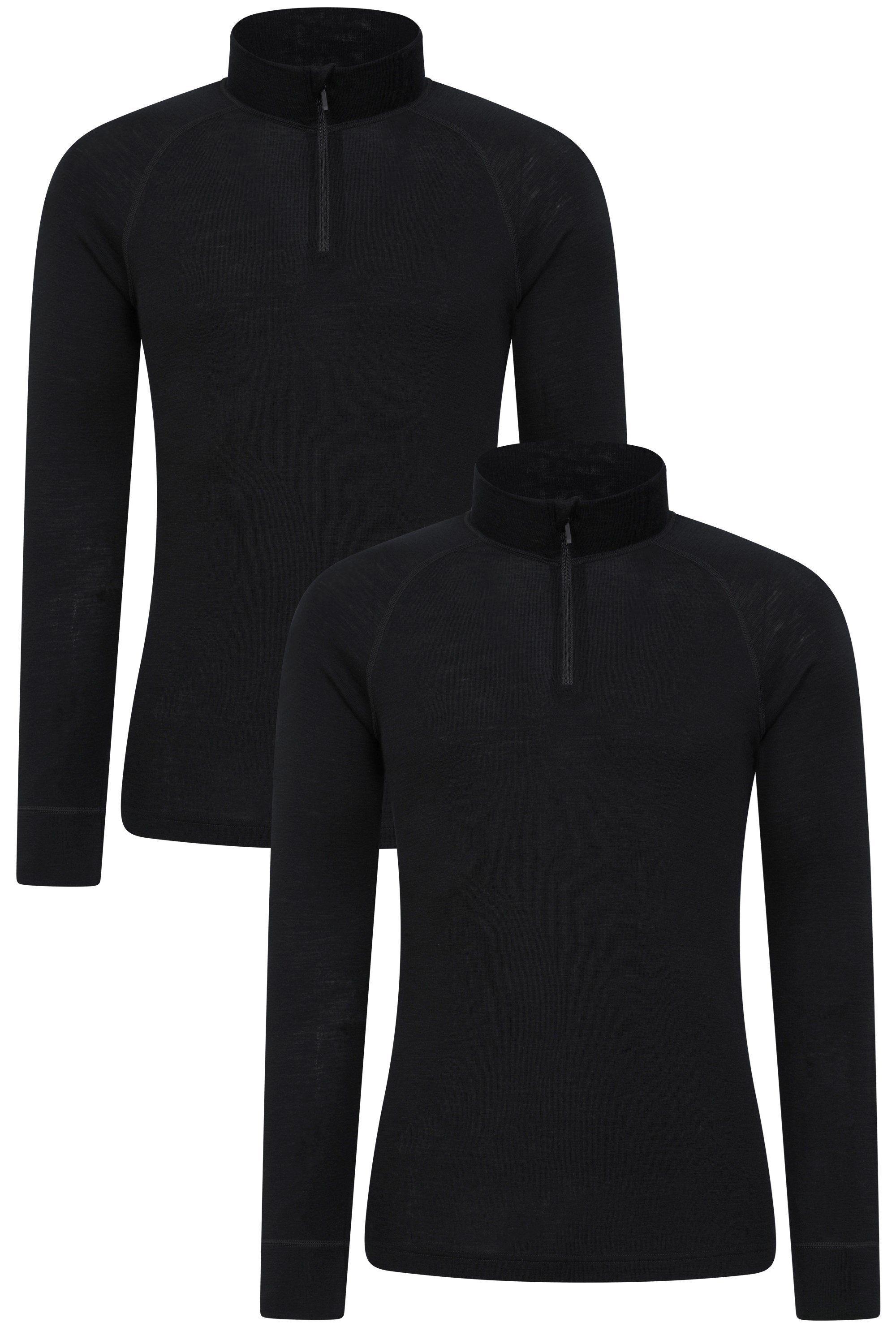 Merino Base Layer Top Outdoors Long Sleeved Winter Tee by MOUNTAIN WAREHOUSE Merino Base Layer Top Outdoors Long Sleeved Winter Tee by MOUNTAIN WAREHOUSE