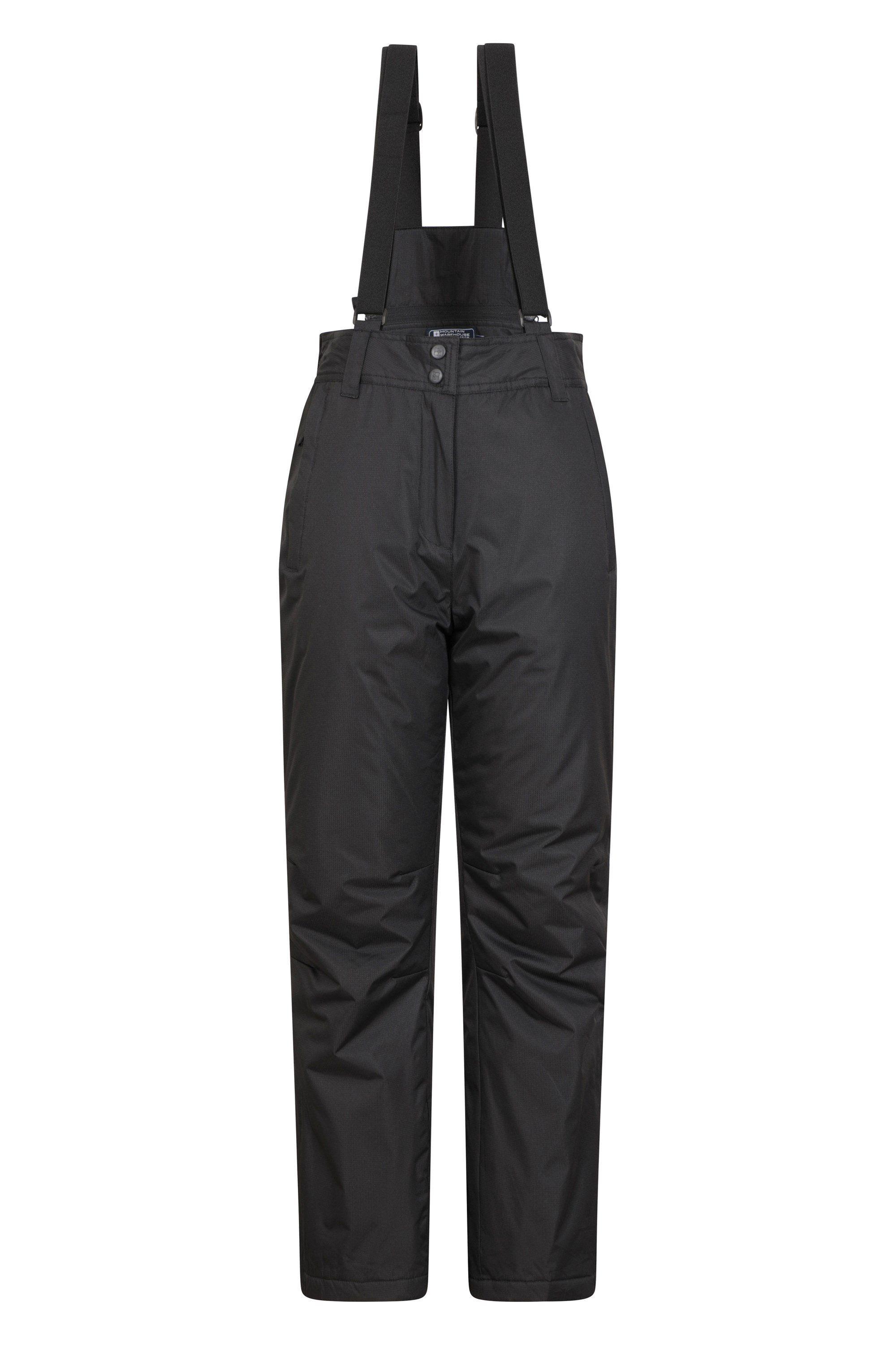 'Moon' Snowproof Detachable Braces Padded IsoTherm Short Ski Pants by MOUNTAIN WAREHOUSE