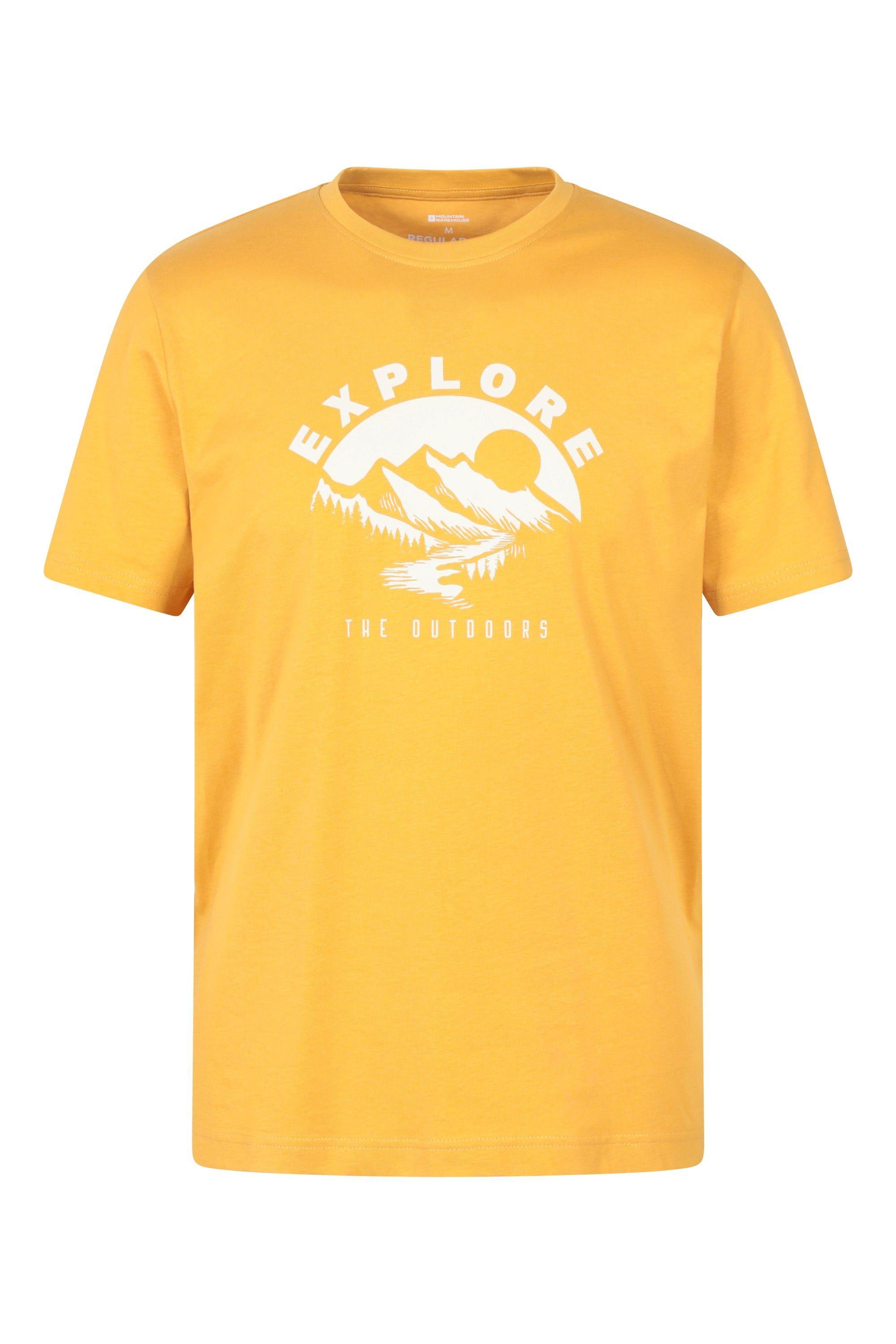 'Mountain Explorer' Lightweight Short Sleeve 100% Cotton Tee by MOUNTAIN WAREHOUSE