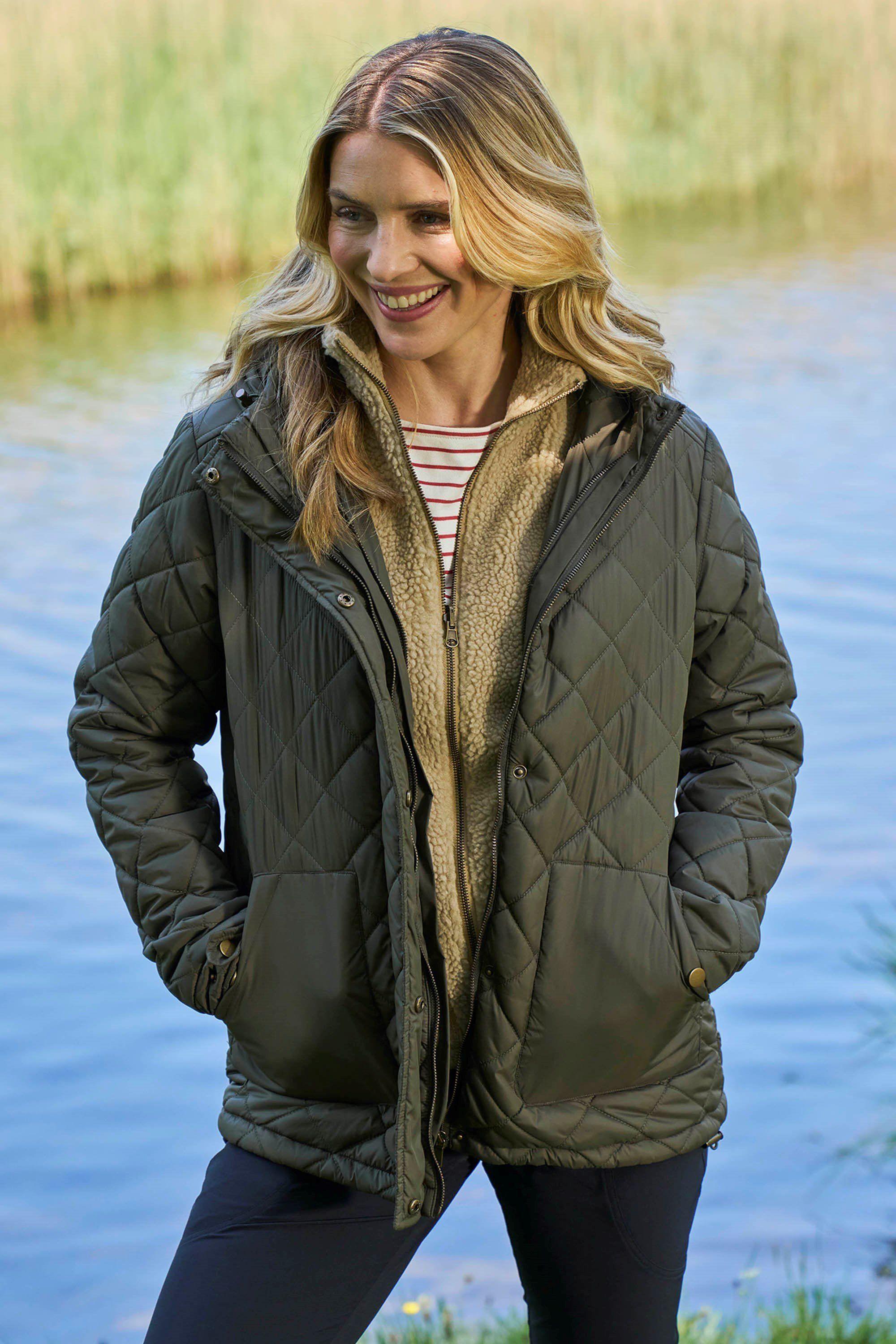 'Nebraskan' Full Zip Warm and Cosy Quilted Borg Gilet 3 In 1 Jacket by MOUNTAIN WAREHOUSE