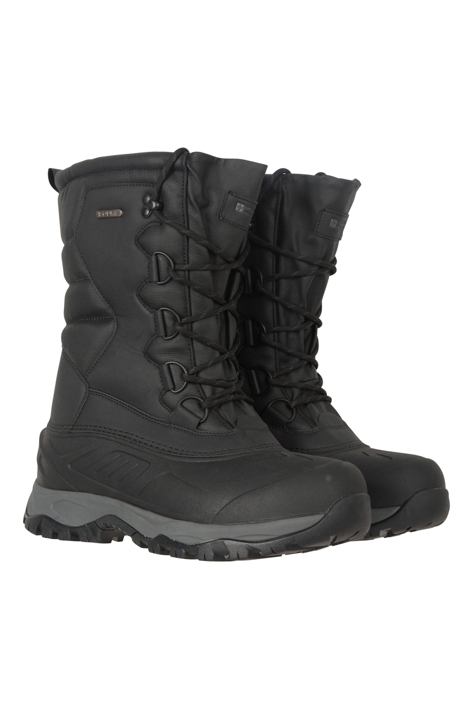 'Nevis Extreme' Waterproof Winter Suede Upper Snow Boots by MOUNTAIN WAREHOUSE