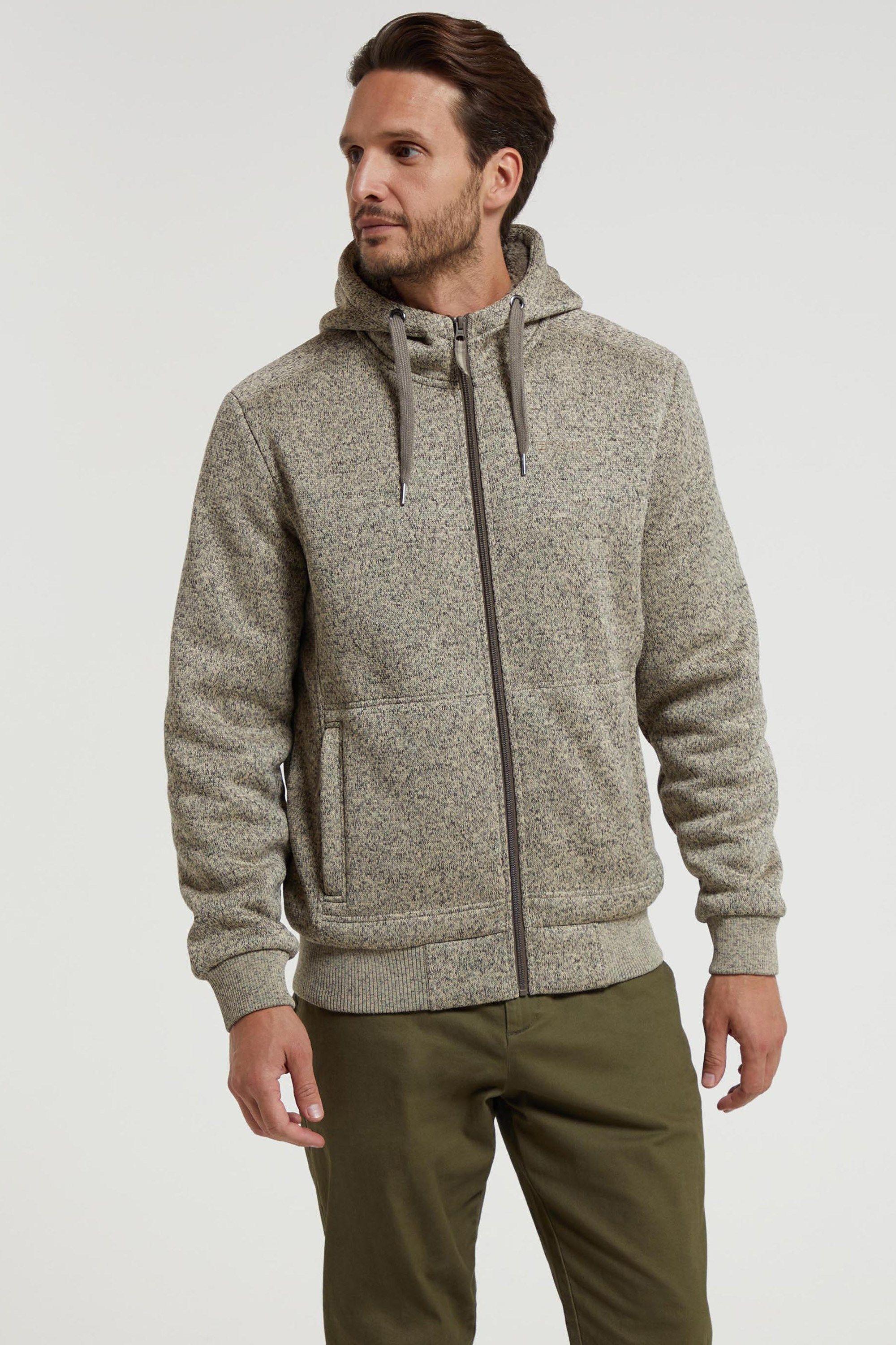 Nevis Fur Lined Hoodie Soft Fleece Warm Sweatshirt by MOUNTAIN WAREHOUSE