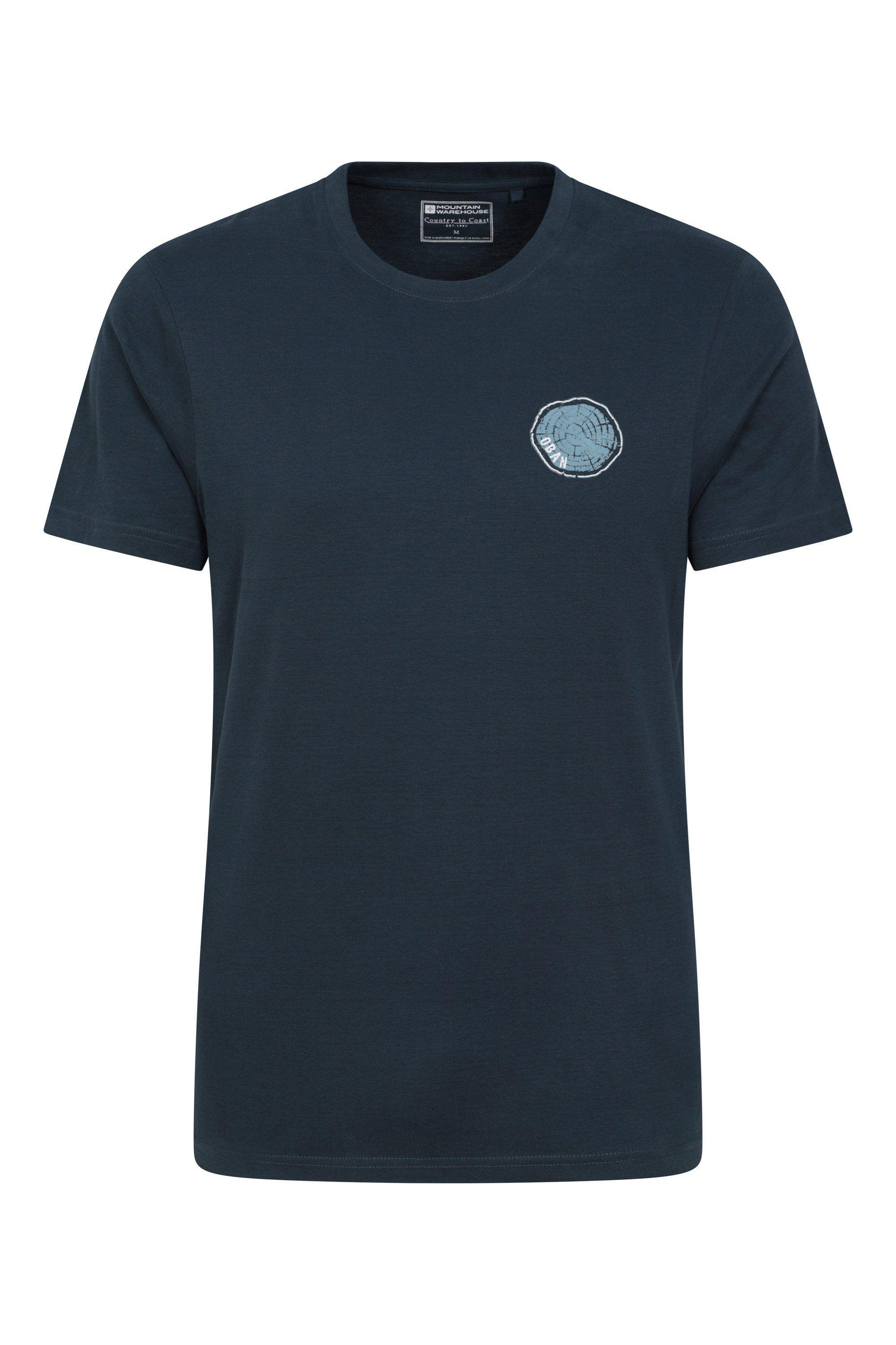 'Oban Tree Ring' Breathable Everyday Wear Cotton T-Shirt by MOUNTAIN WAREHOUSE