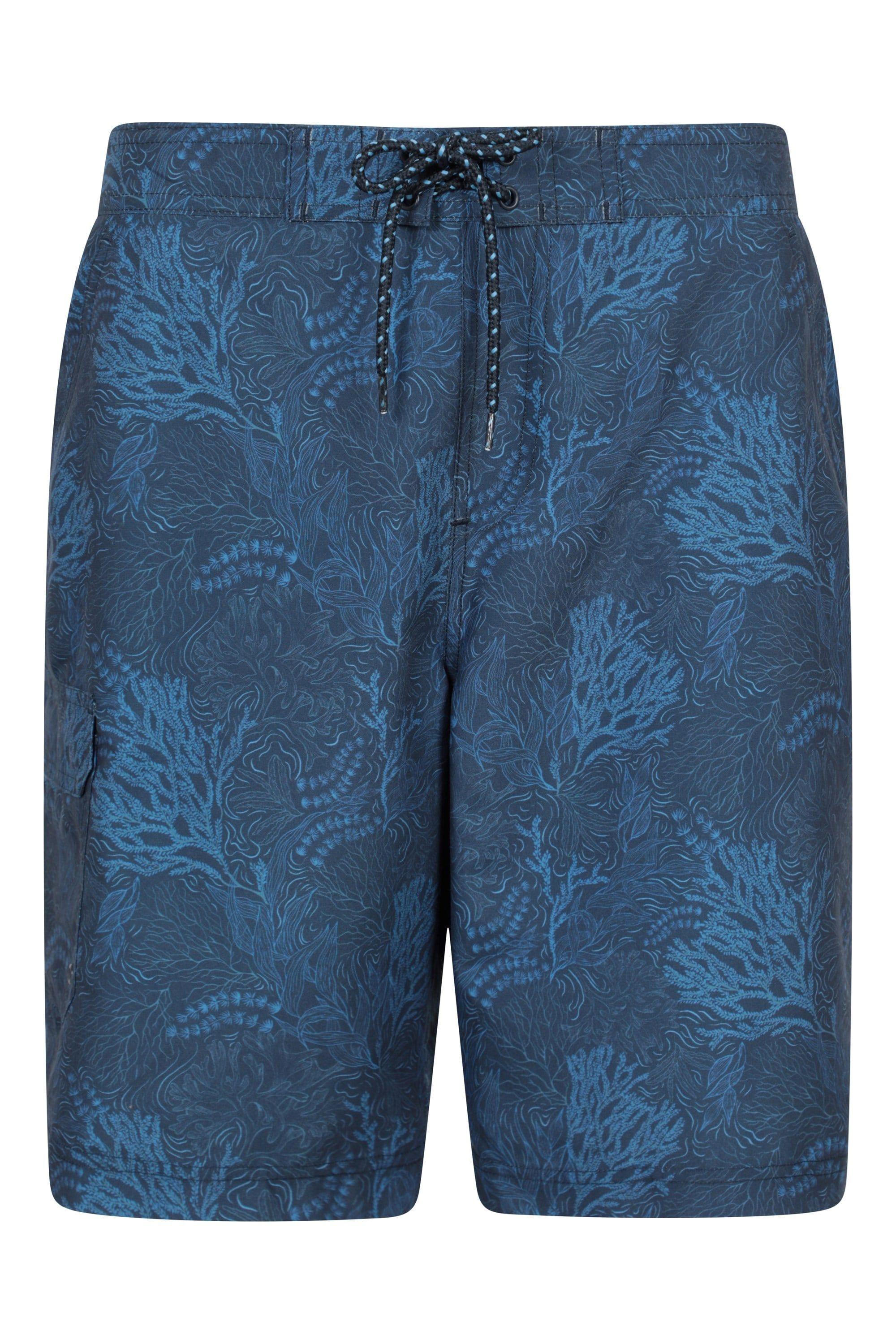 'Ocean' Printed Quick Dry Adjustable Drawcord Summer Boardshorts by MOUNTAIN WAREHOUSE
