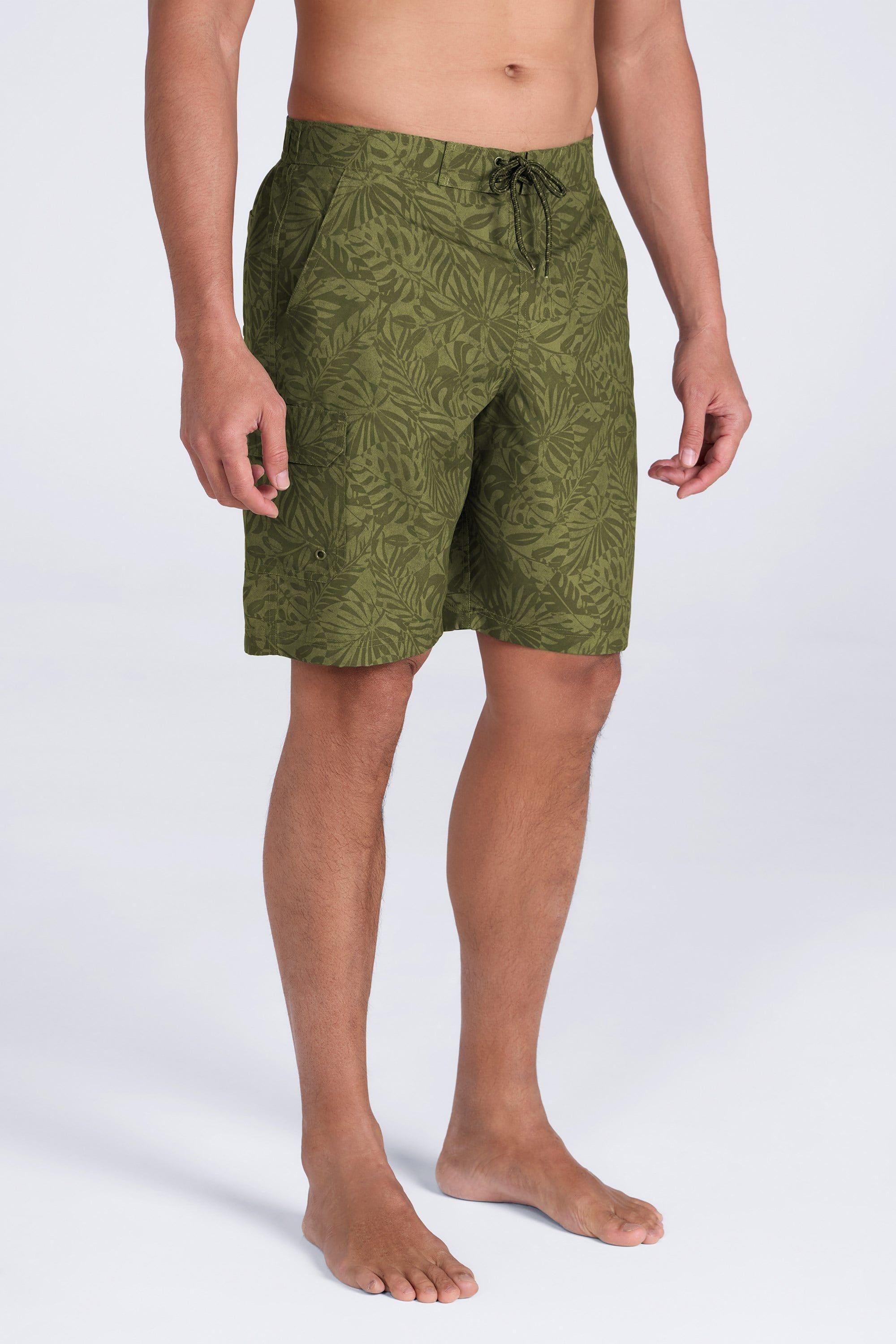 'Ocean' Printed Quick Dry Adjustable Drawcord Summer Boardshorts by MOUNTAIN WAREHOUSE