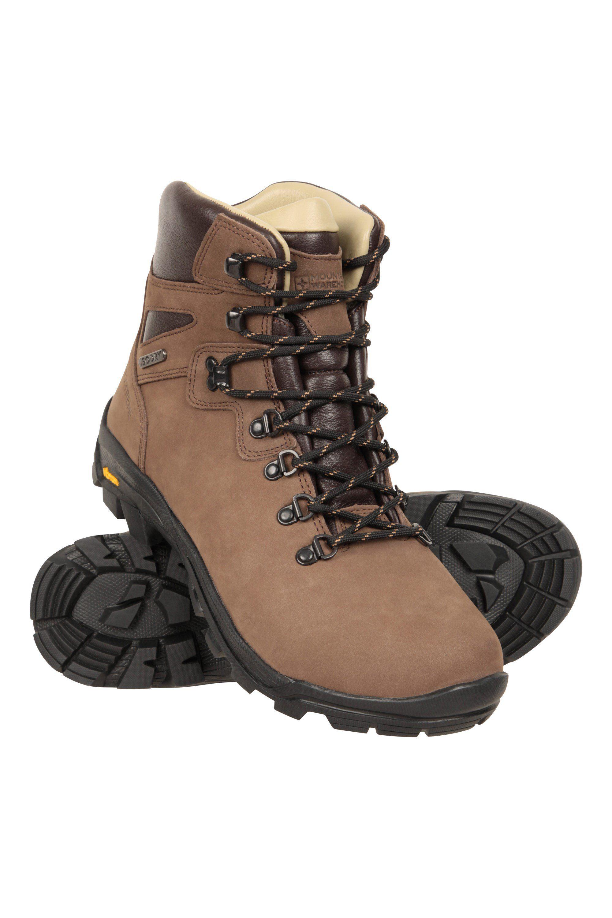 'Odyssey Extreme' Waterproof Vibram® Grivola Outsole Leather Boots by MOUNTAIN WAREHOUSE