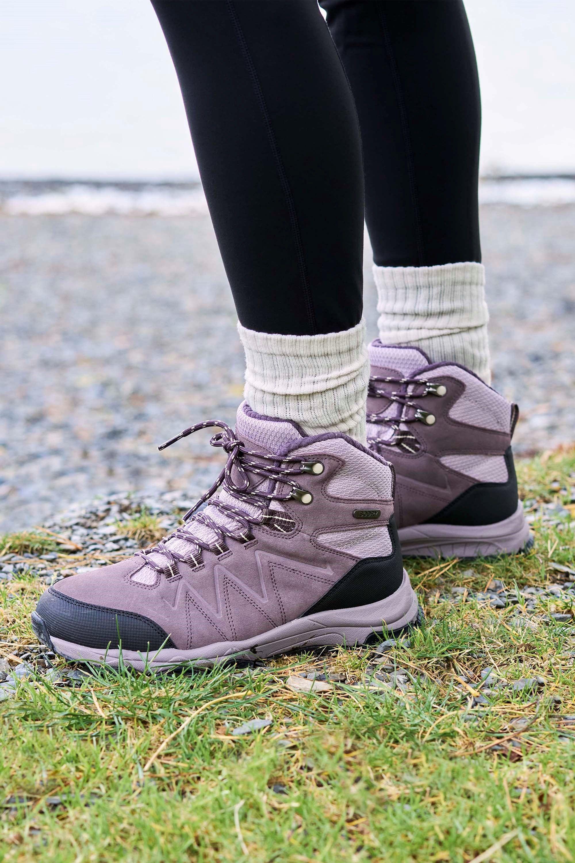 ’Ortler’ Waterproof Breathable Quick Drying EVA Midsole Hiking Boots by MOUNTAIN WAREHOUSE