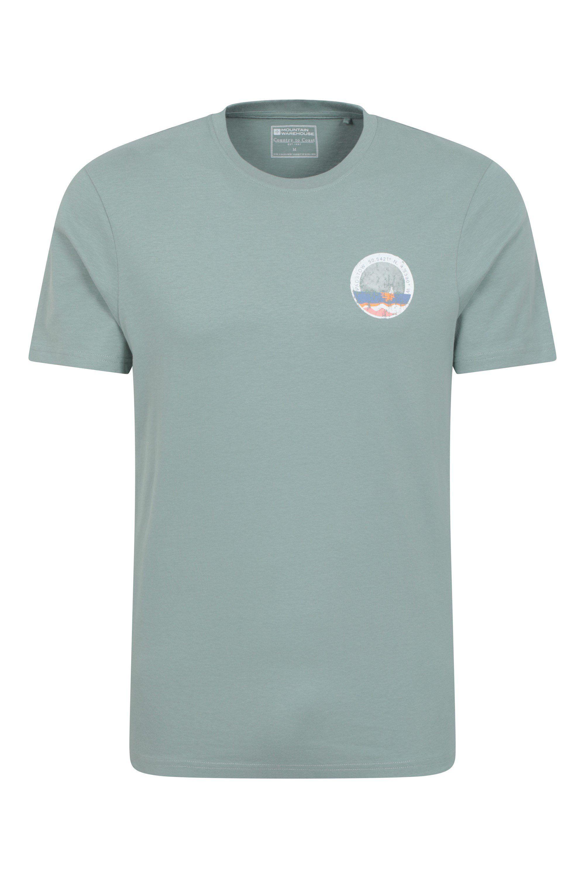 'Padstow' Lightweight Cotton T-Shirt Soft Casual Short Sleeve Top by MOUNTAIN WAREHOUSE