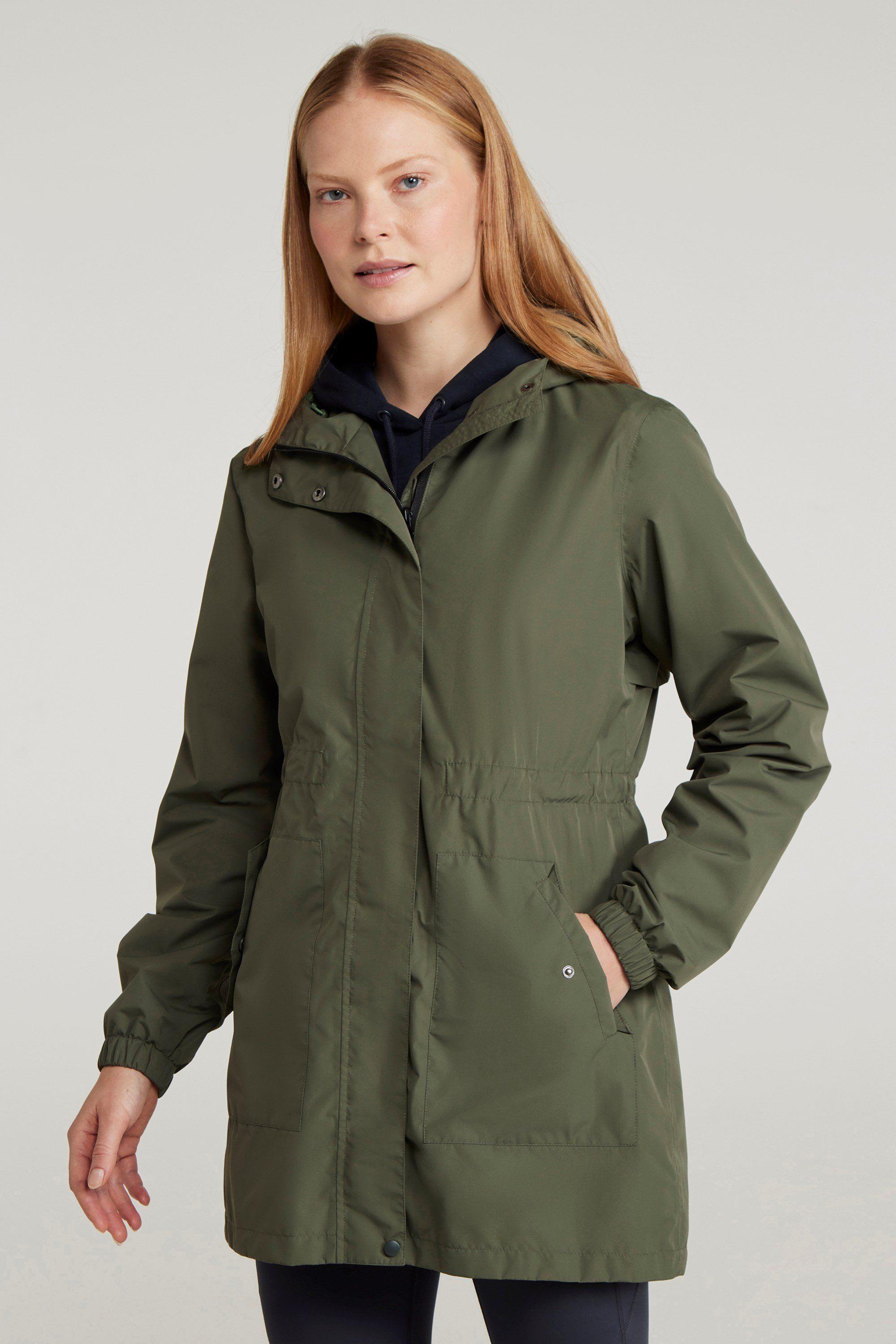 ’Rainfall’ Waterproof Breathable Taped Seams Rip Stop Fabric Jacket by MOUNTAIN WAREHOUSE