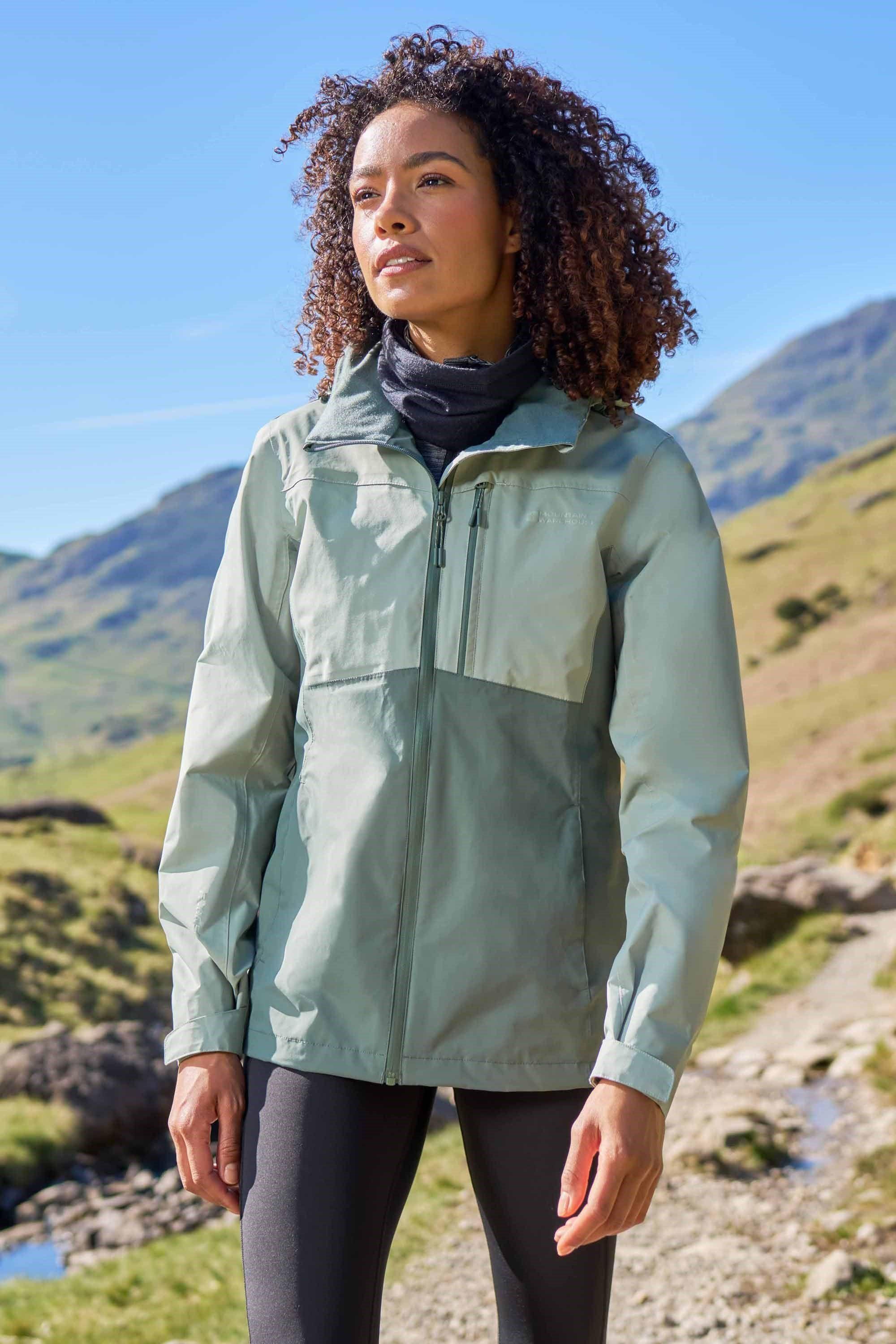 'Rainforest' Breathable Mesh Lined Lightweight Waterproof Hood Jacket by MOUNTAIN WAREHOUSE 'Rainforest' Breathable Mesh Lined Lightweight Waterproof Hood Jacket by MOUNTAIN WAREHOUSE