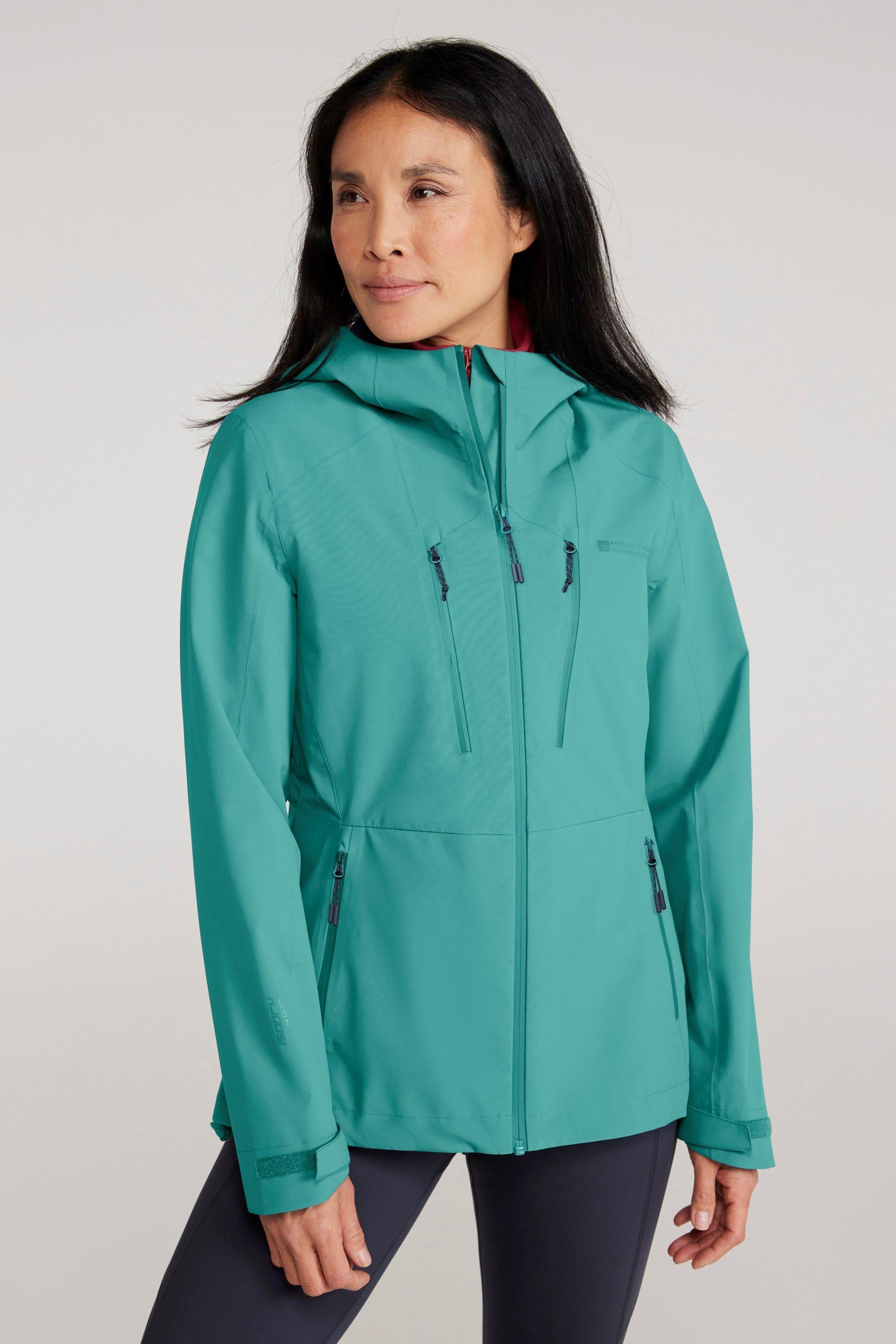 ’Rainstorm’ Lightweight Breathable Comfy 2.5 Layer Waterproof Jacket by MOUNTAIN WAREHOUSE
