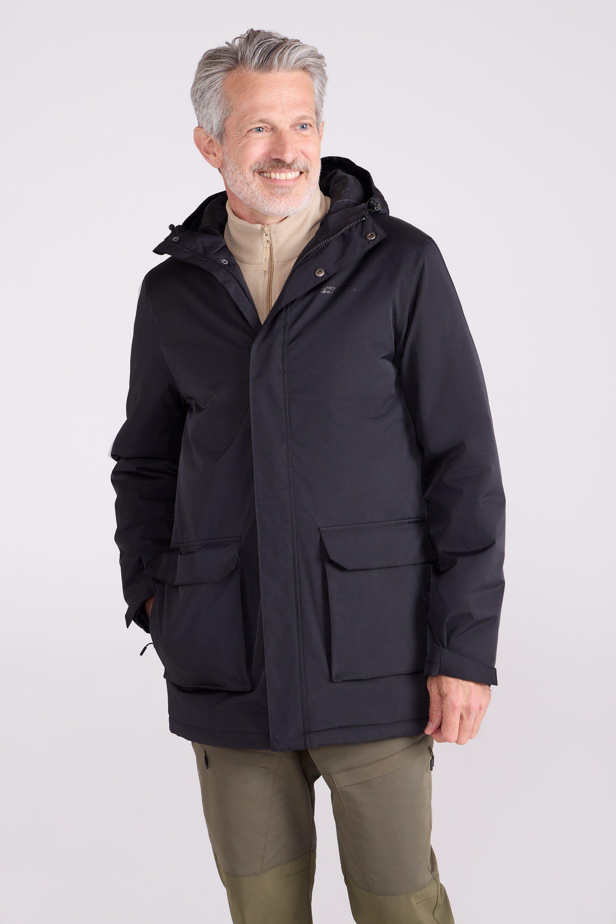 'Ranger' Water Resistant Winter Padded Parka Jacket by MOUNTAIN WAREHOUSE
