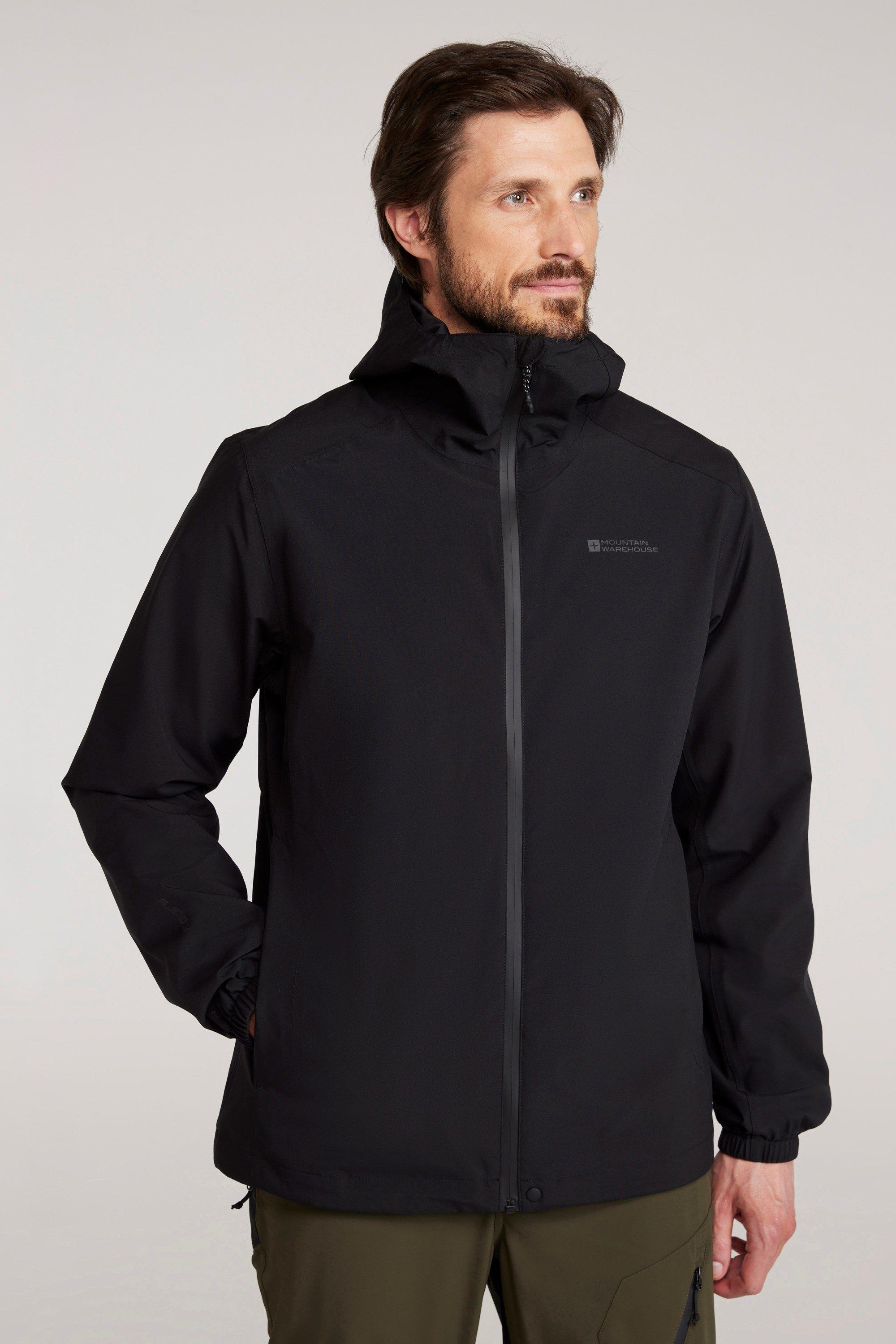 ’Sambrook’ Waterproof Taped Seams Stretch Cuff Adjustable Hood Jacket by MOUNTAIN WAREHOUSE