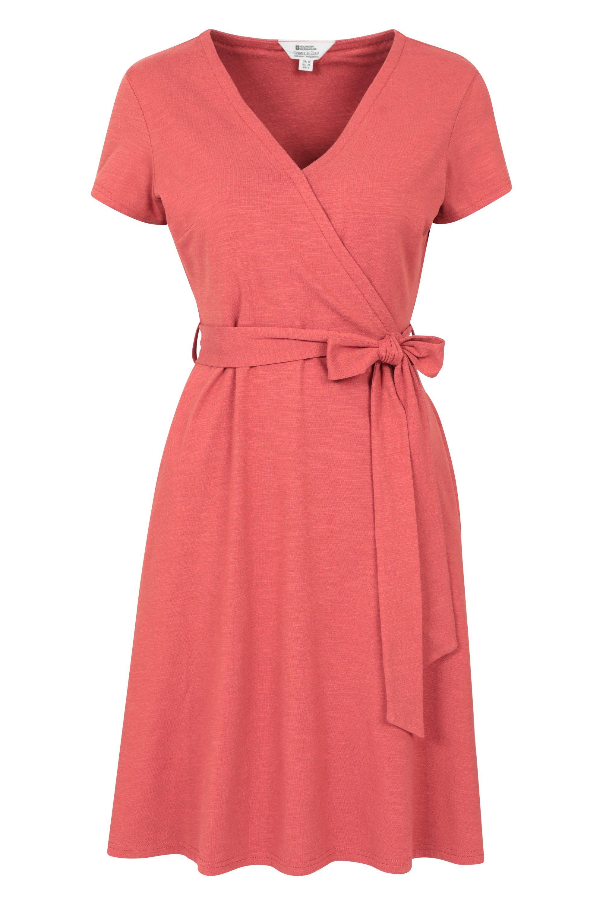 'Santorini' Lightweight Flattering Fit UV Protection Jersey Wrap Dress by MOUNTAIN WAREHOUSE