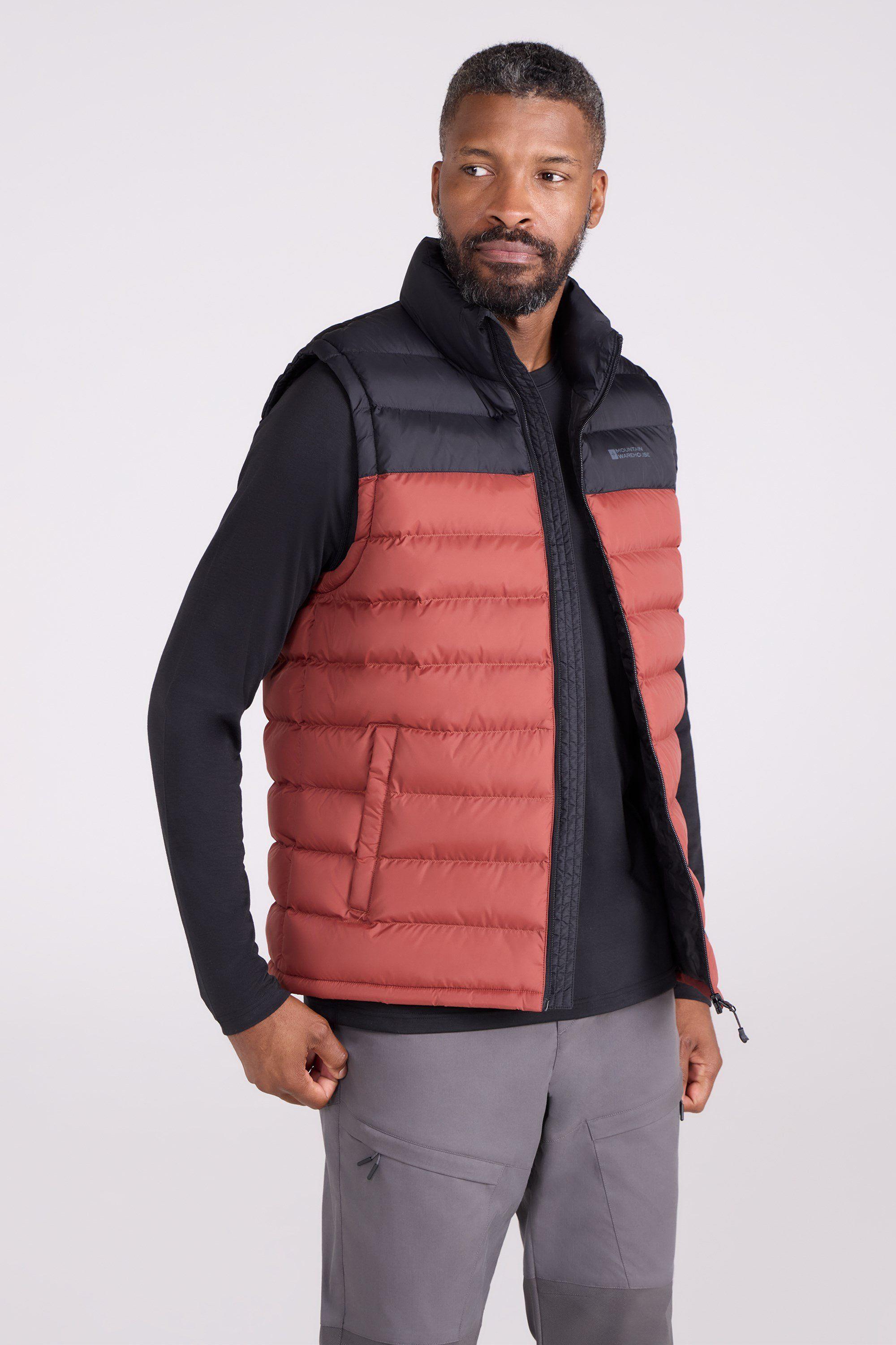 'Seasons' Lightweight Water Resistant Padded Full Zip Puffer Gilet by MOUNTAIN WAREHOUSE