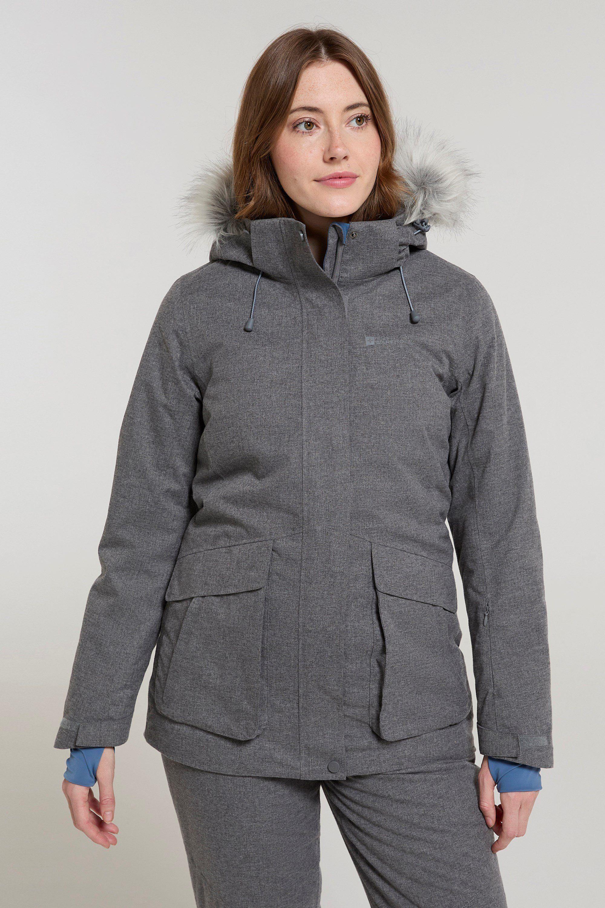 'Snow II' Waterproof Padded Detachable Hood Ski Jacket by MOUNTAIN WAREHOUSE 'Snow II' Waterproof Padded Detachable Hood Ski Jacket by MOUNTAIN WAREHOUSE