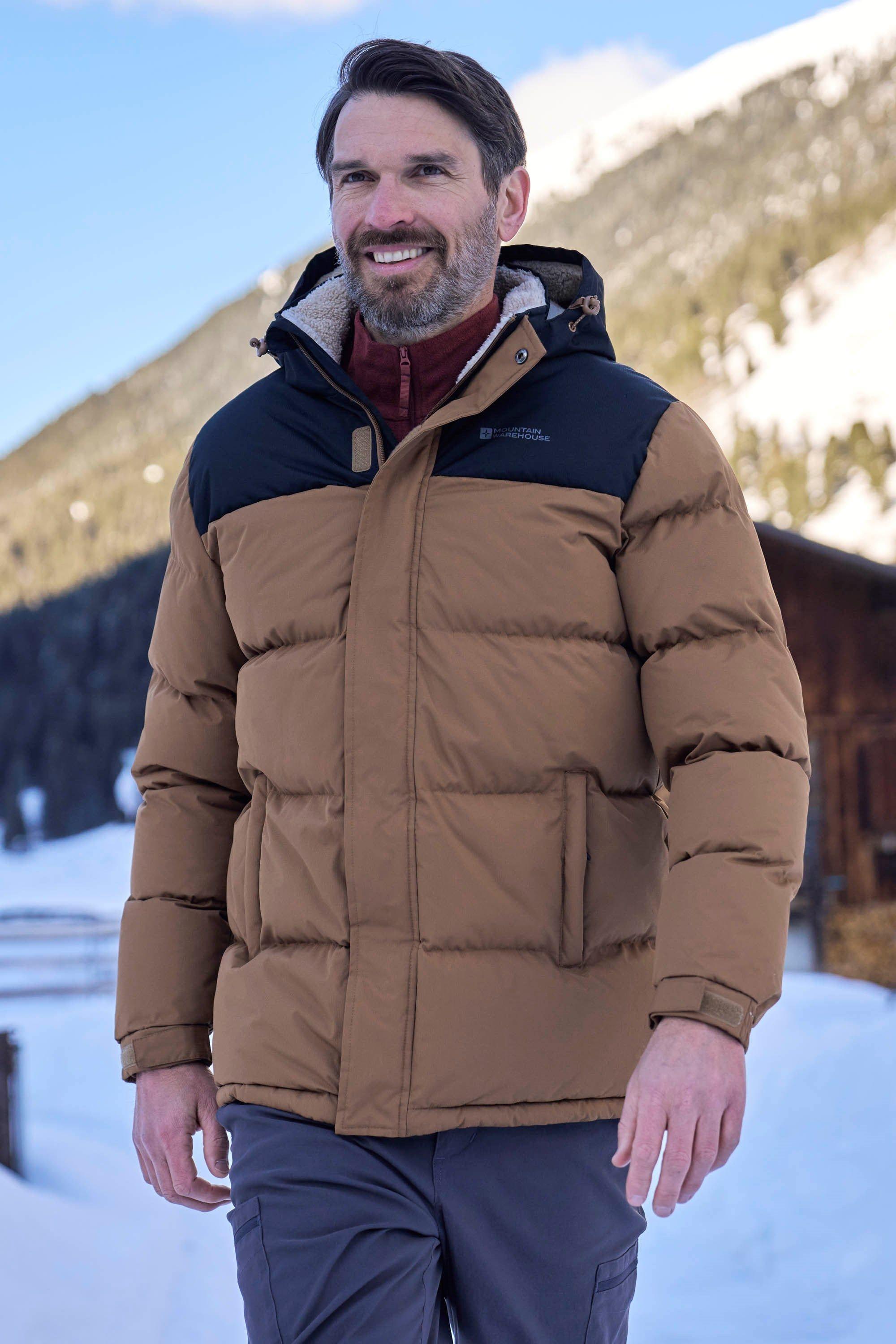 ’Snow’ Water Resistant Padded Comfy Soft Borg Lined Rip Stop Jacket by MOUNTAIN WAREHOUSE