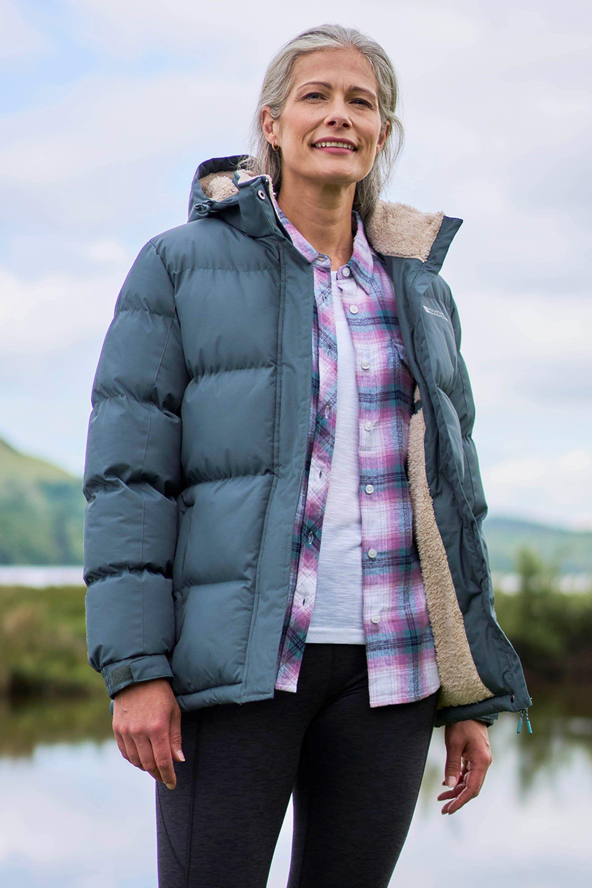 'Snow' Water Resistant Thermal Tested Padded Borg Rip Stop Jacket by MOUNTAIN WAREHOUSE