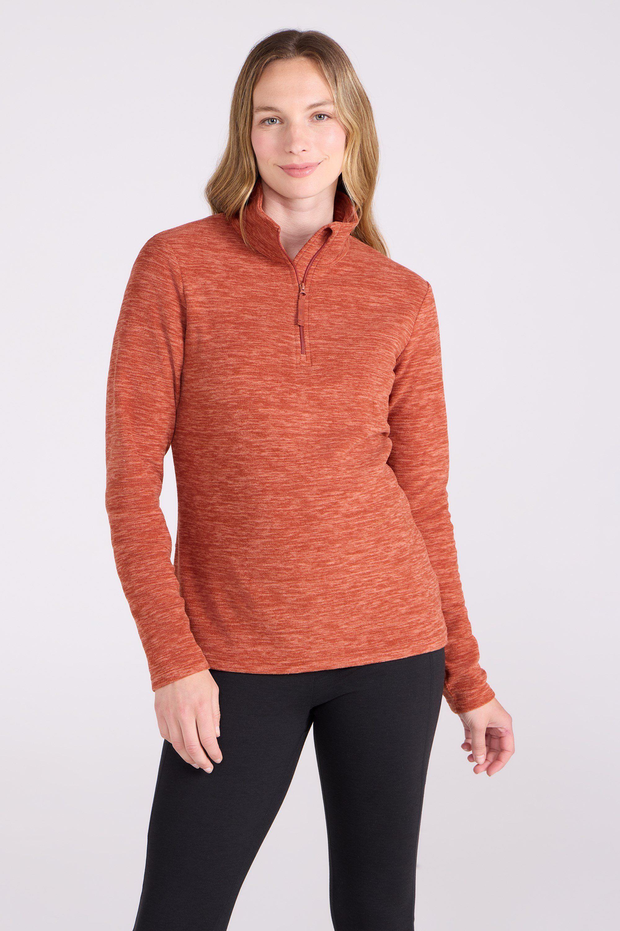 Snowdon Fleece Top Quick Dry Half Zip Jumper by MOUNTAIN WAREHOUSE