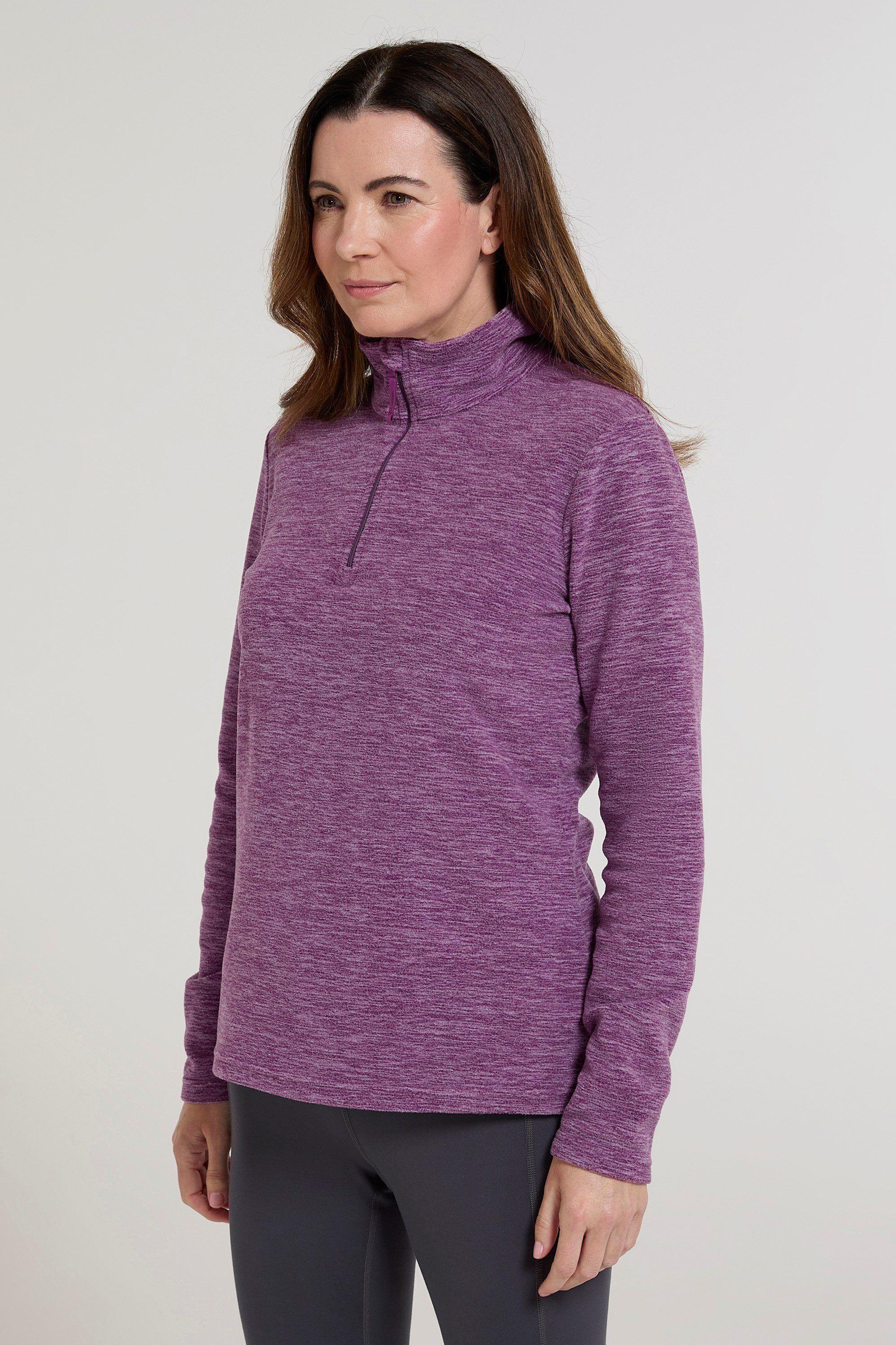 Snowdon Fleece Top Quick Dry Half Zip Jumper by MOUNTAIN WAREHOUSE