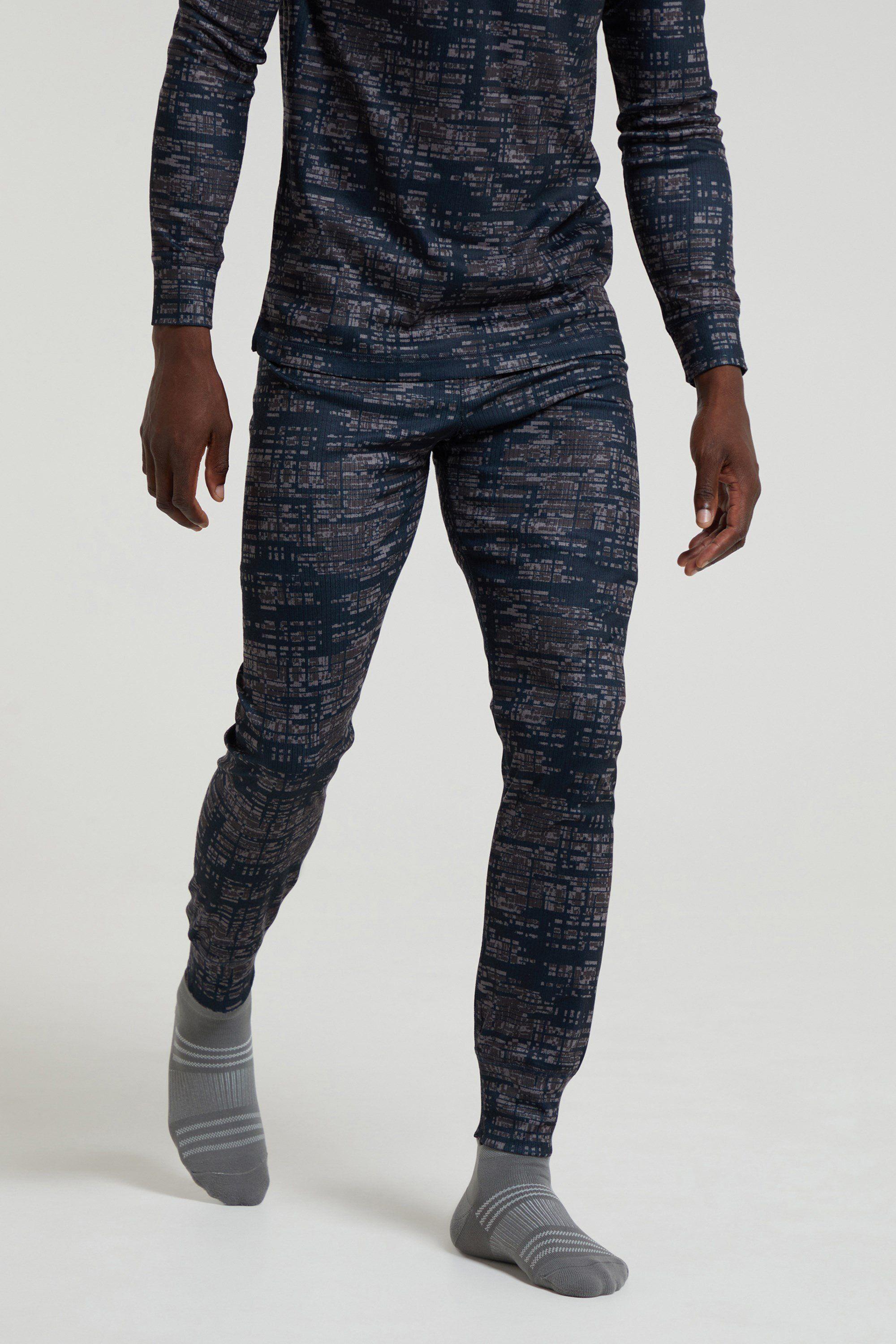 'Talus' Printed Lightweight Fast Wicking Long Sleeve Round Neck Top by MOUNTAIN WAREHOUSE