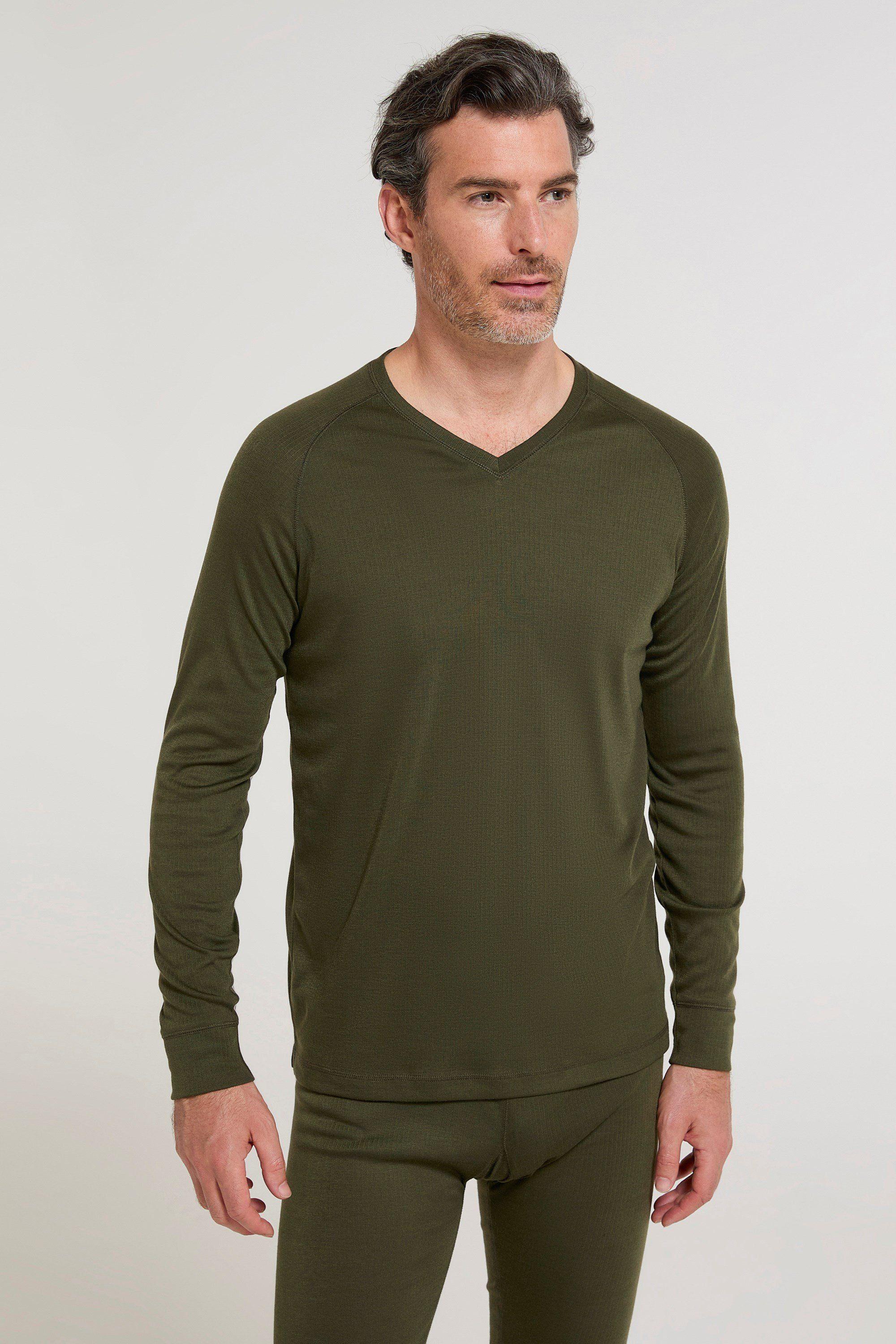 'Talus' Quick Drying V-Neck Skiing Baselayer Top by MOUNTAIN WAREHOUSE