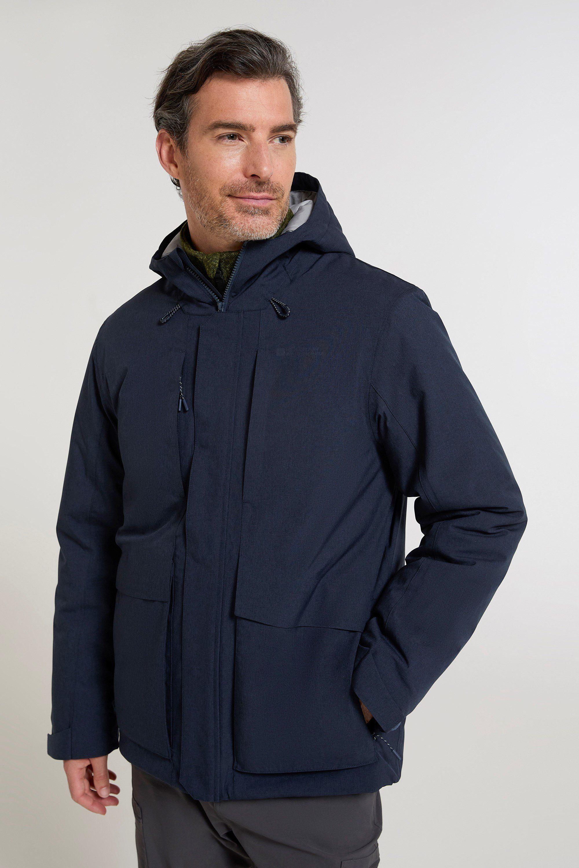 'Tempest' Waterproof Breathable Taped Seams Hooded Warm Padded Jacket by MOUNTAIN WAREHOUSE
