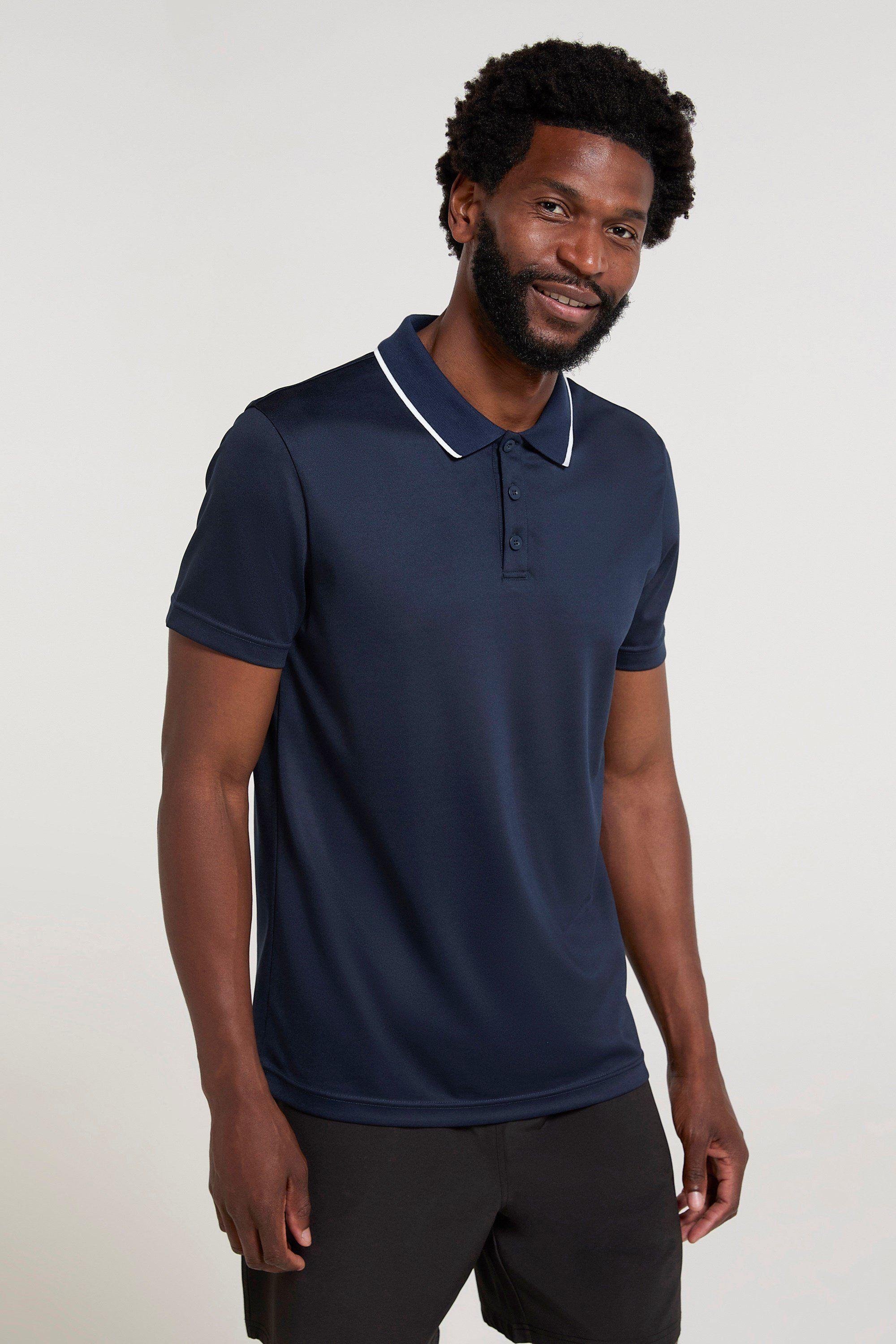 'Tournament' Breathable High Wick Lightweight Short Sleeve Polo Top by MOUNTAIN WAREHOUSE