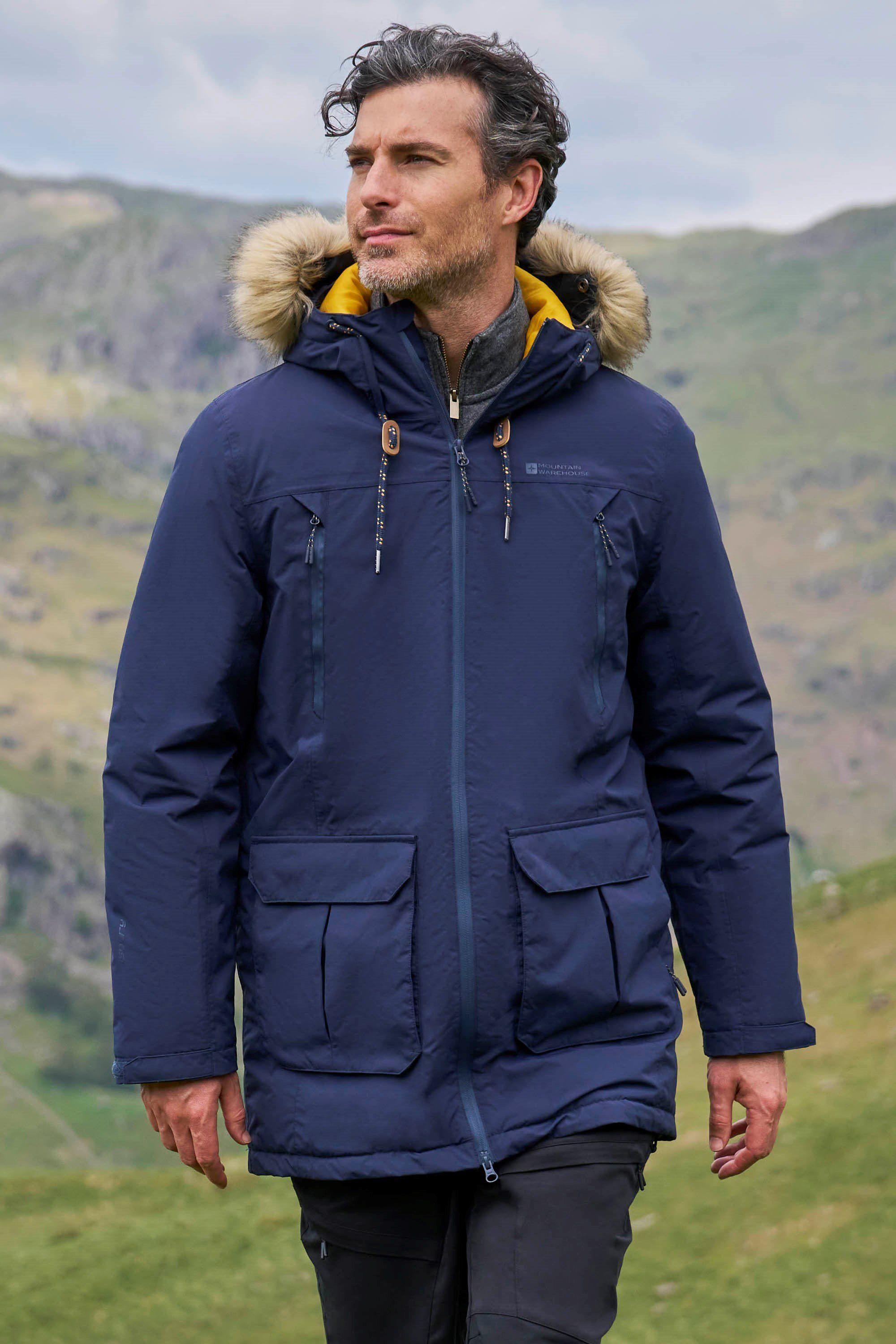 ’Traverse’ Breathable Waterproof Full Zipped Hooded Down Jacket Coat by MOUNTAIN WAREHOUSE