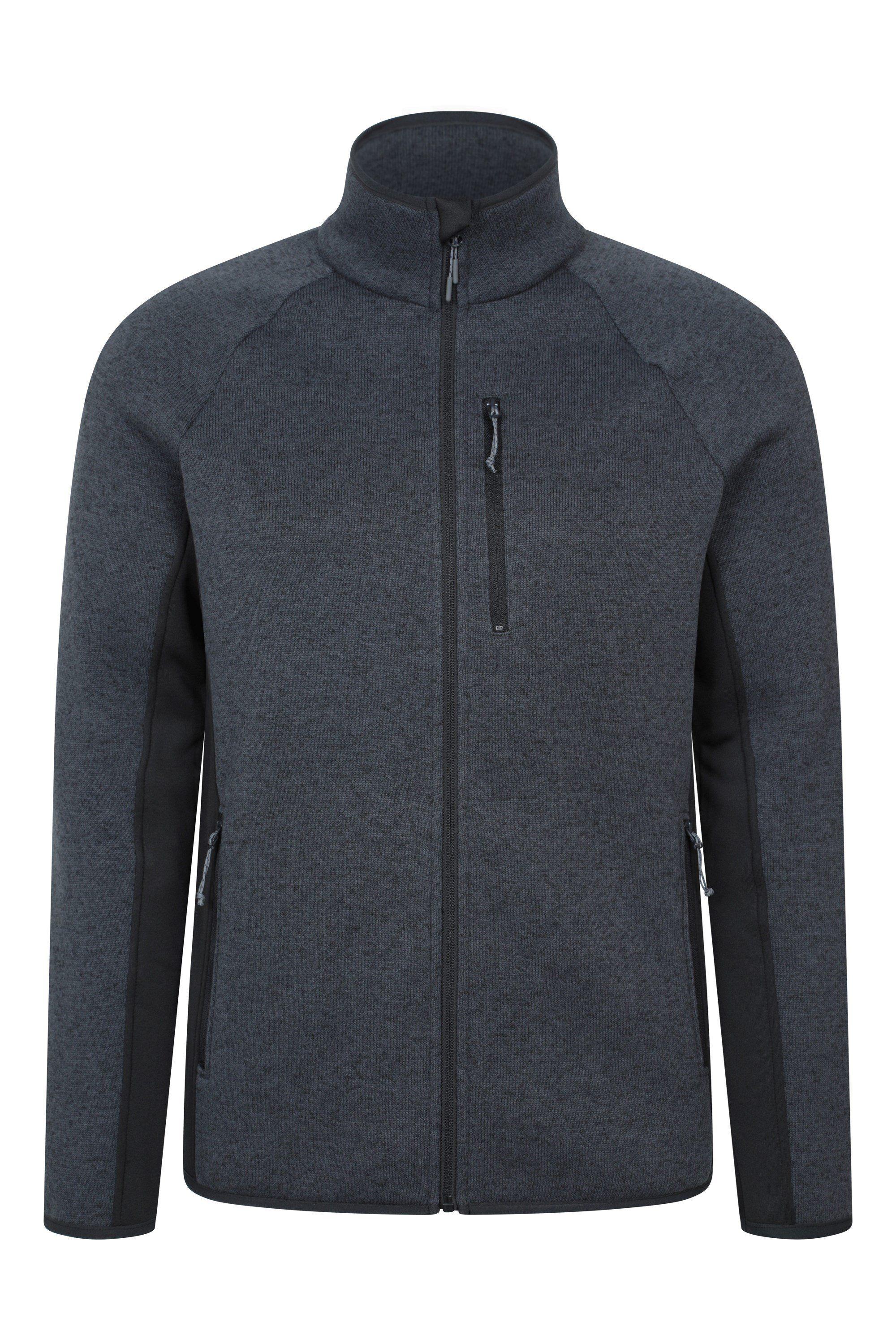 Treston Full Zip Fleece Anti Pill Stretchy Winter Jumper by MOUNTAIN WAREHOUSE