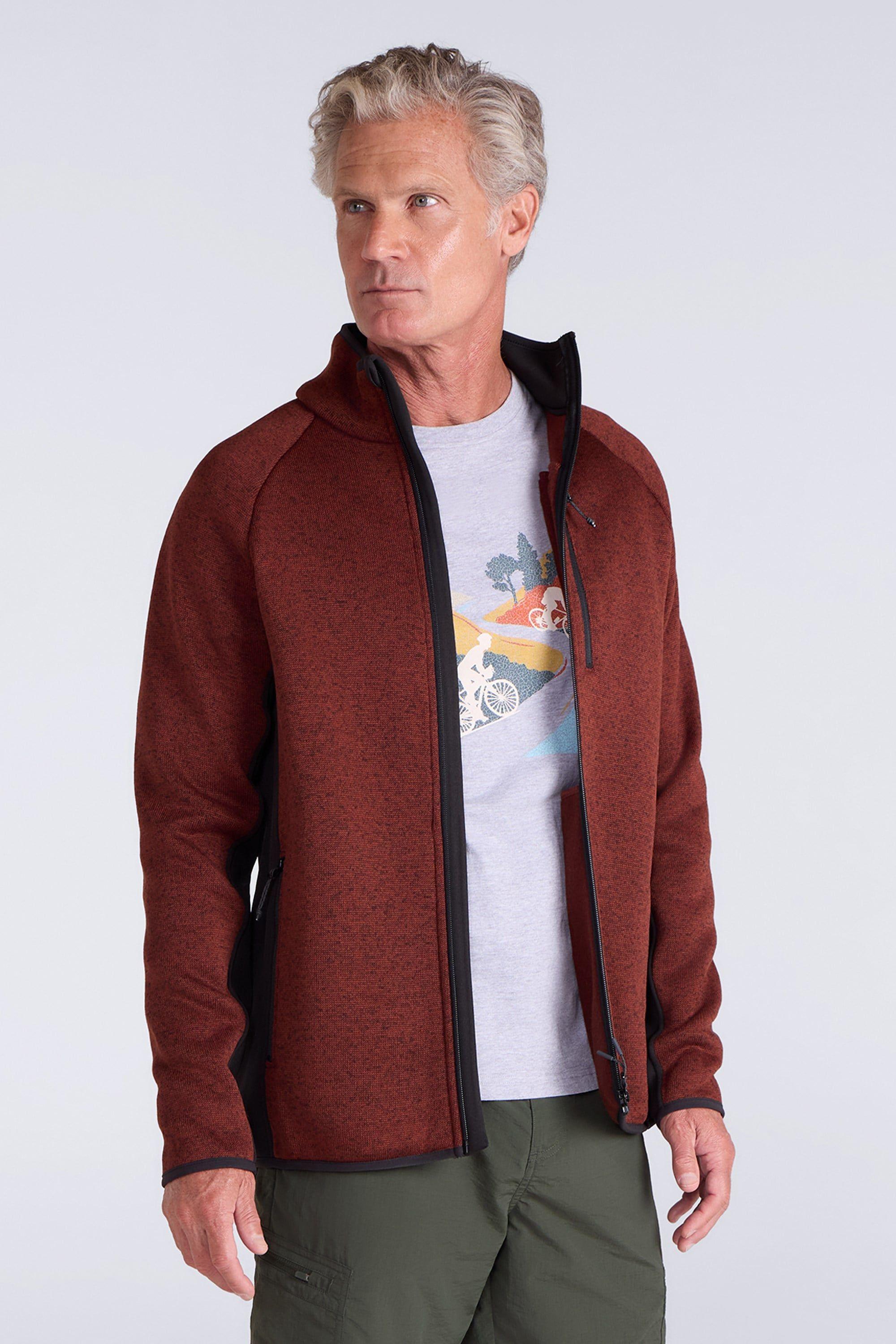 Treston Full Zip Fleece Anti Pill Stretchy Winter Jumper by MOUNTAIN WAREHOUSE