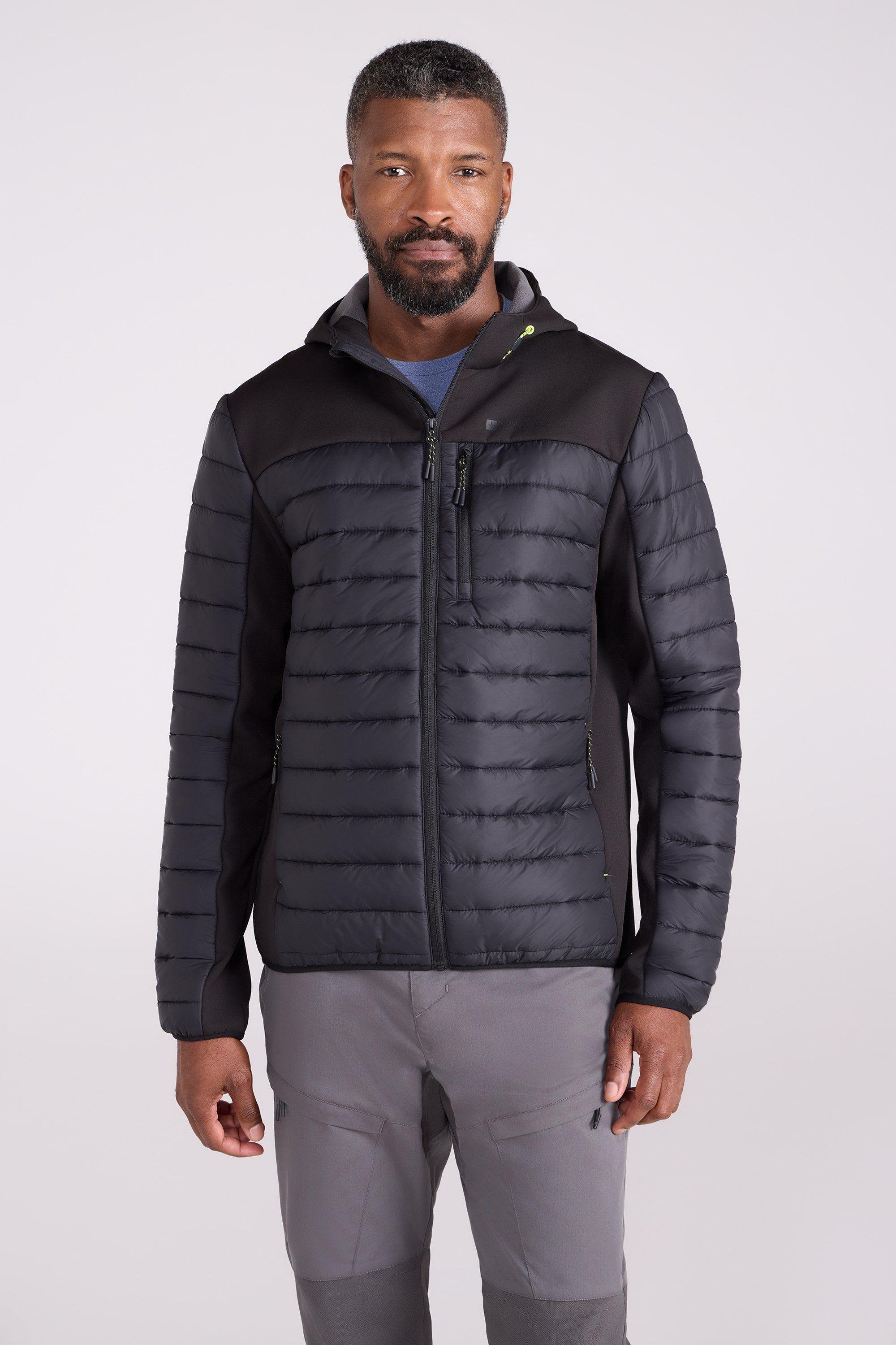 'Turbine' Lightweight Padded Softshell Stretch Panels Autumn Jacket by MOUNTAIN WAREHOUSE